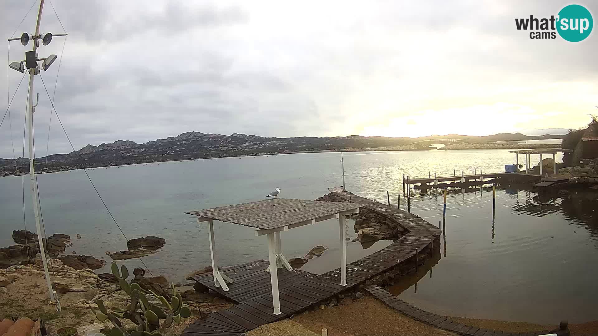 Webcam en direct Ponte Caprera – La Maddalena – Sardaigne – Italie