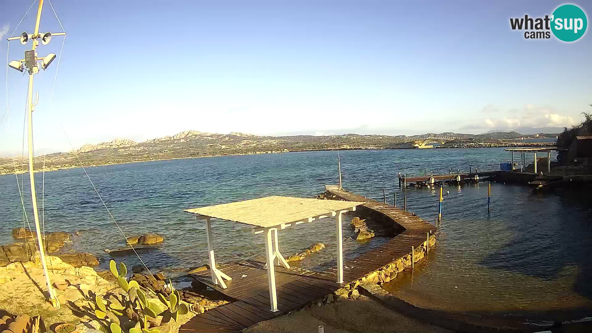 Live-Webcam Ponte Caprera – La Maddalena – Sardinien – Italien