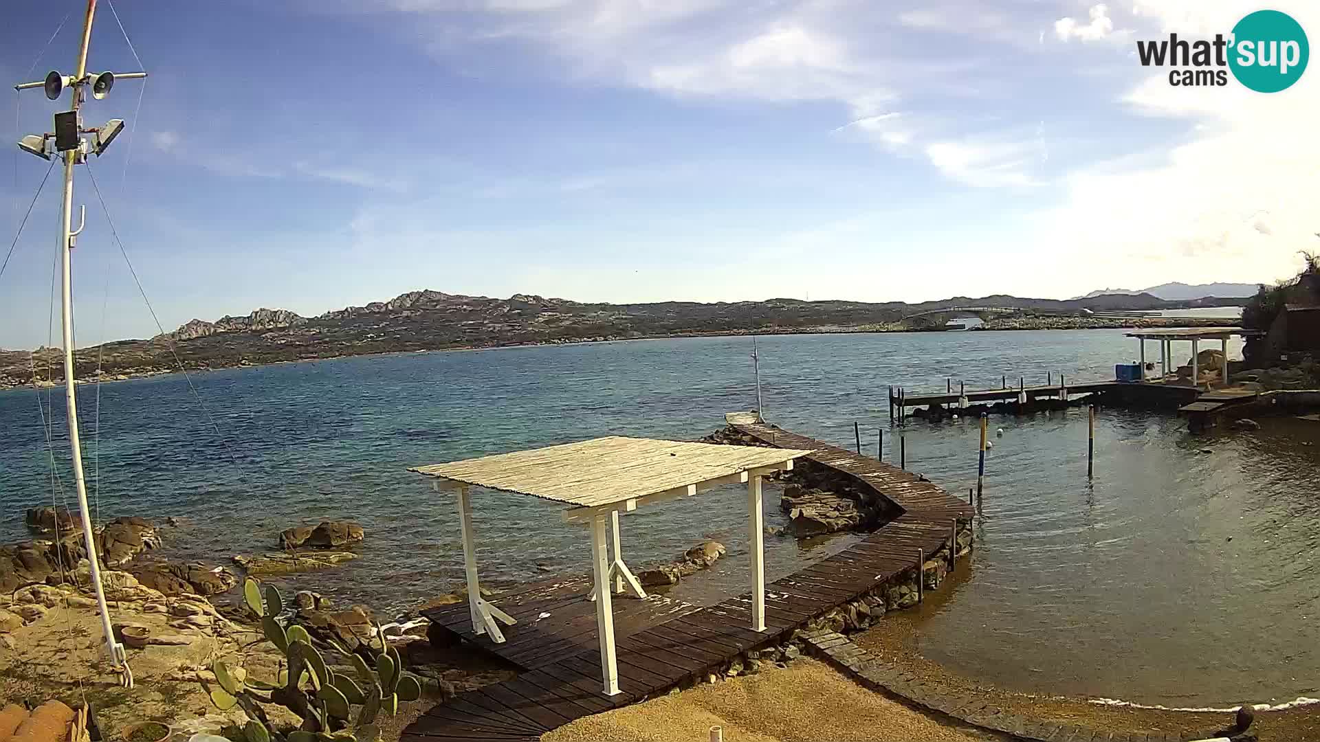 Webcam en direct Ponte Caprera – La Maddalena – Sardaigne – Italie