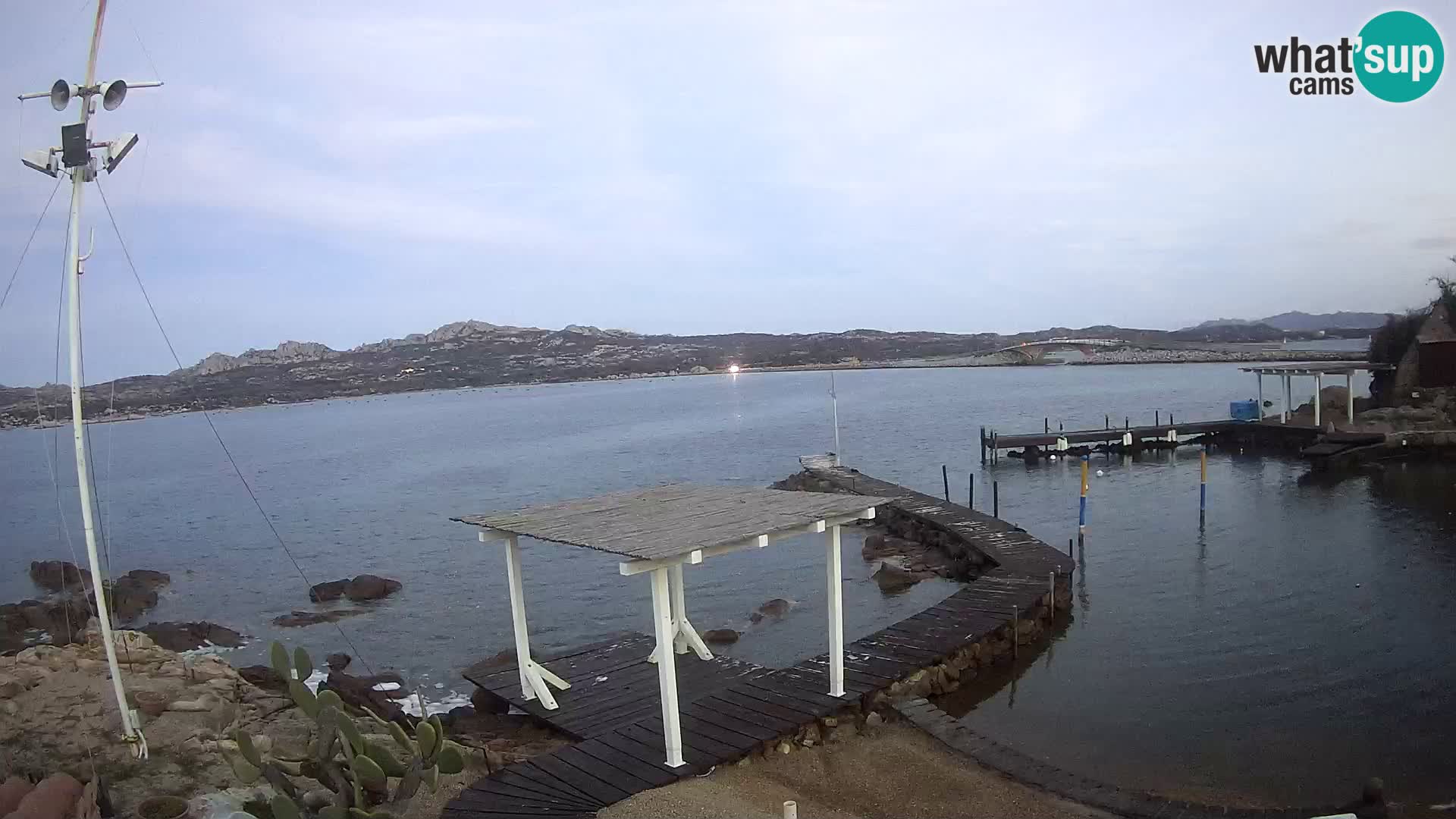 Webcam en vivo Ponte Caprera – La Maddalena – Cerdeña – Italia