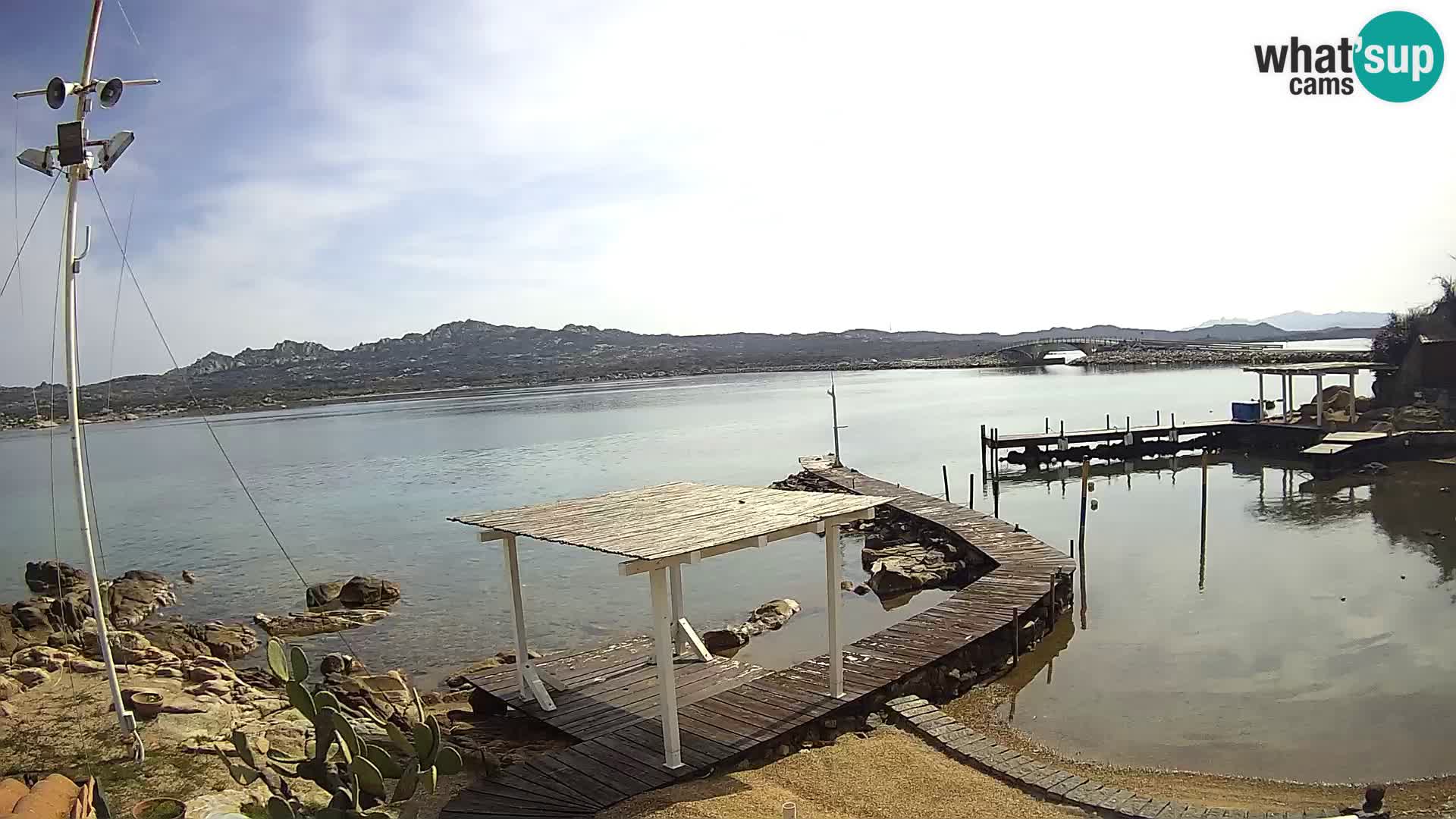 Live webcam Ponte Caprera – La Maddalena – Sardegna – Italia