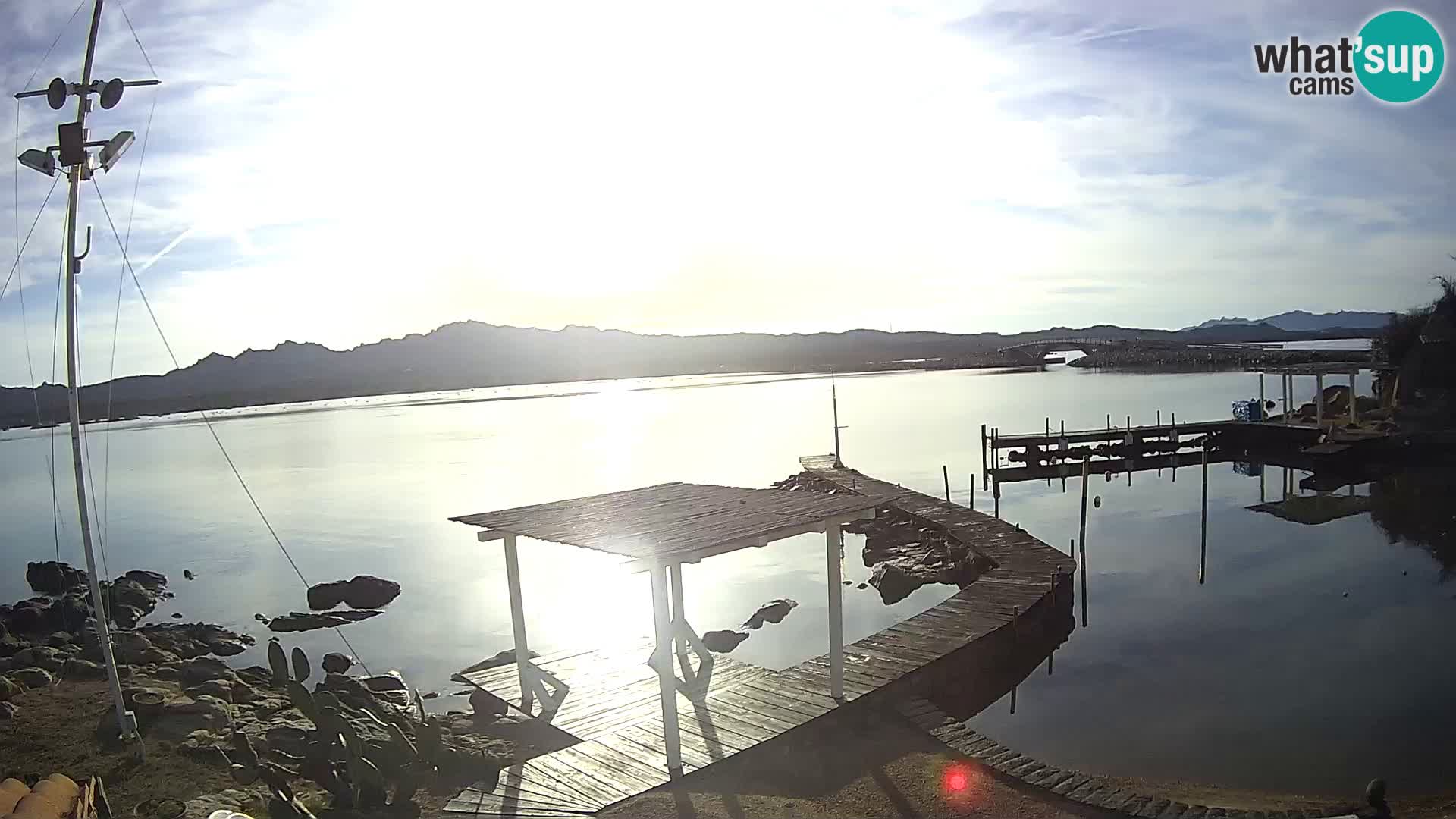 Web kamera uživo Ponte Caprera – La Maddalena – Sardinija – Italija