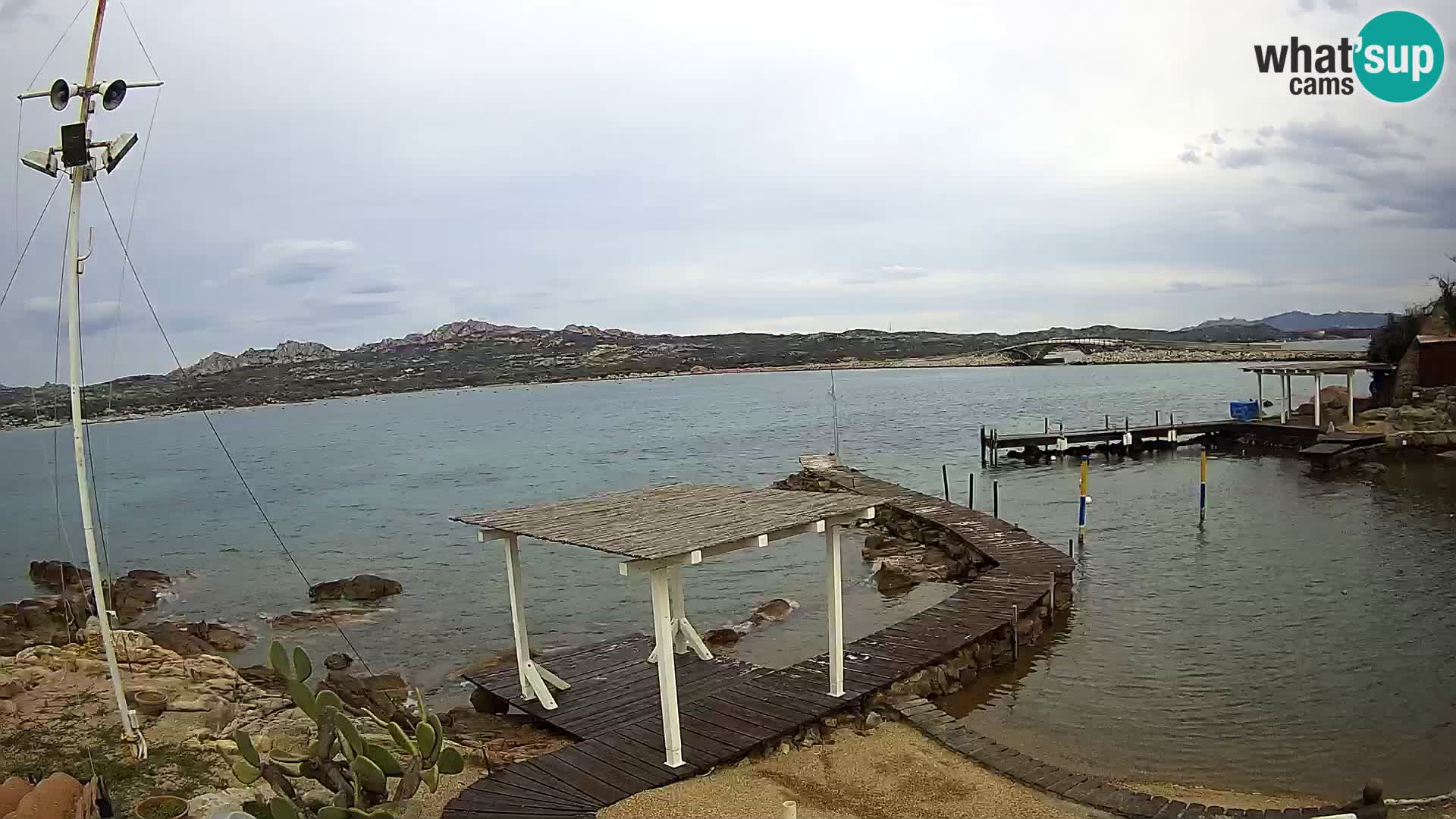 Live webcam Ponte Caprera – La Maddalena – Sardegna – Italia