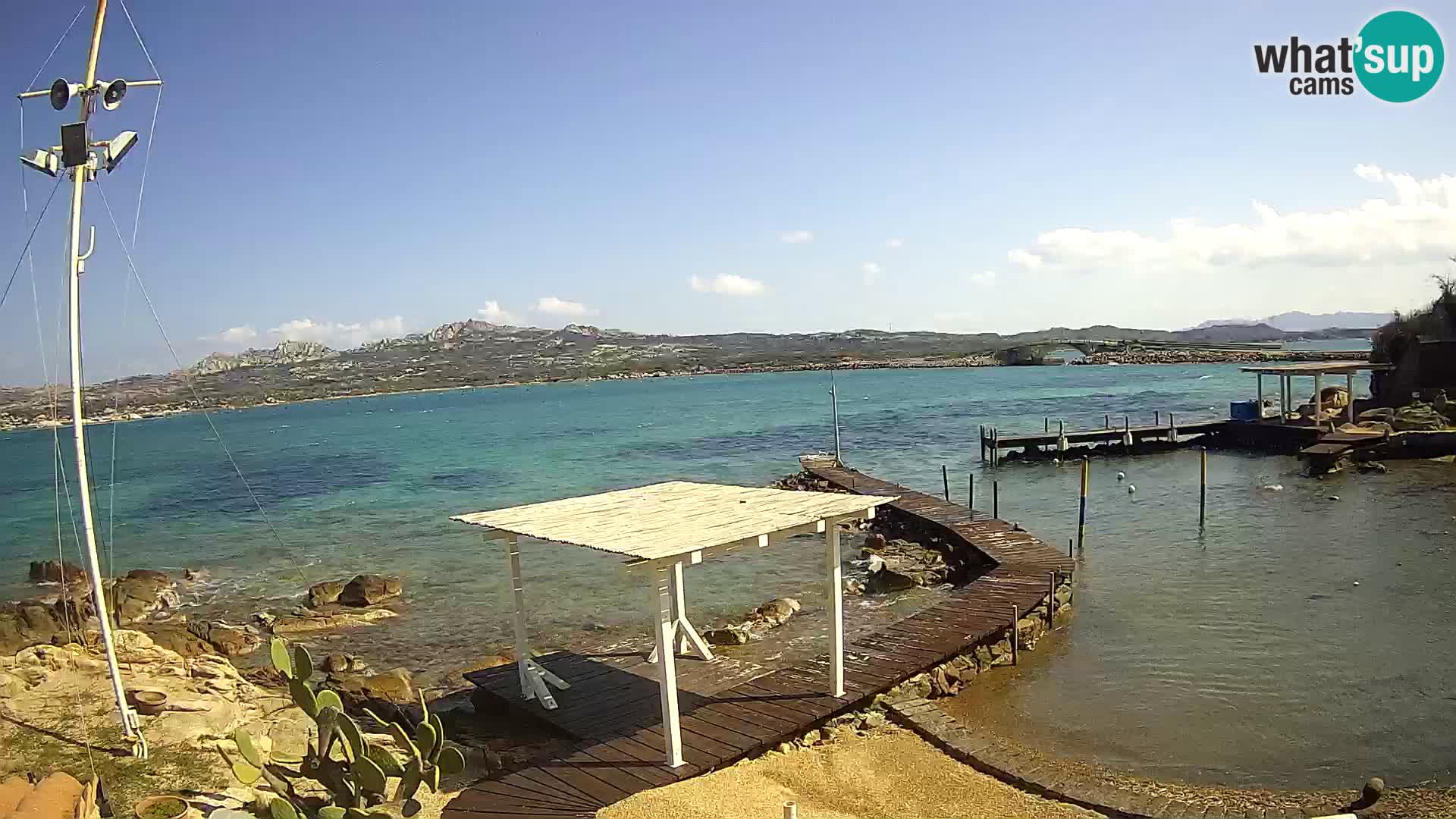 Live webcam Ponte Caprera – La Maddalena – Sardinia – Italy