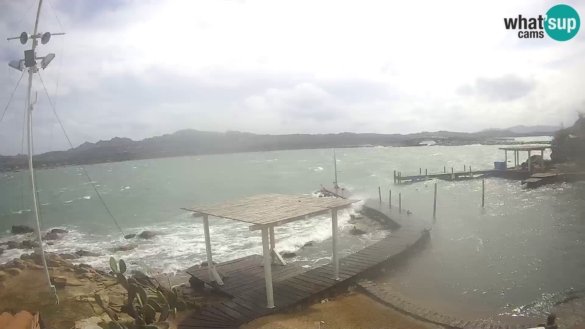 Webcam en direct Ponte Caprera – La Maddalena – Sardaigne – Italie