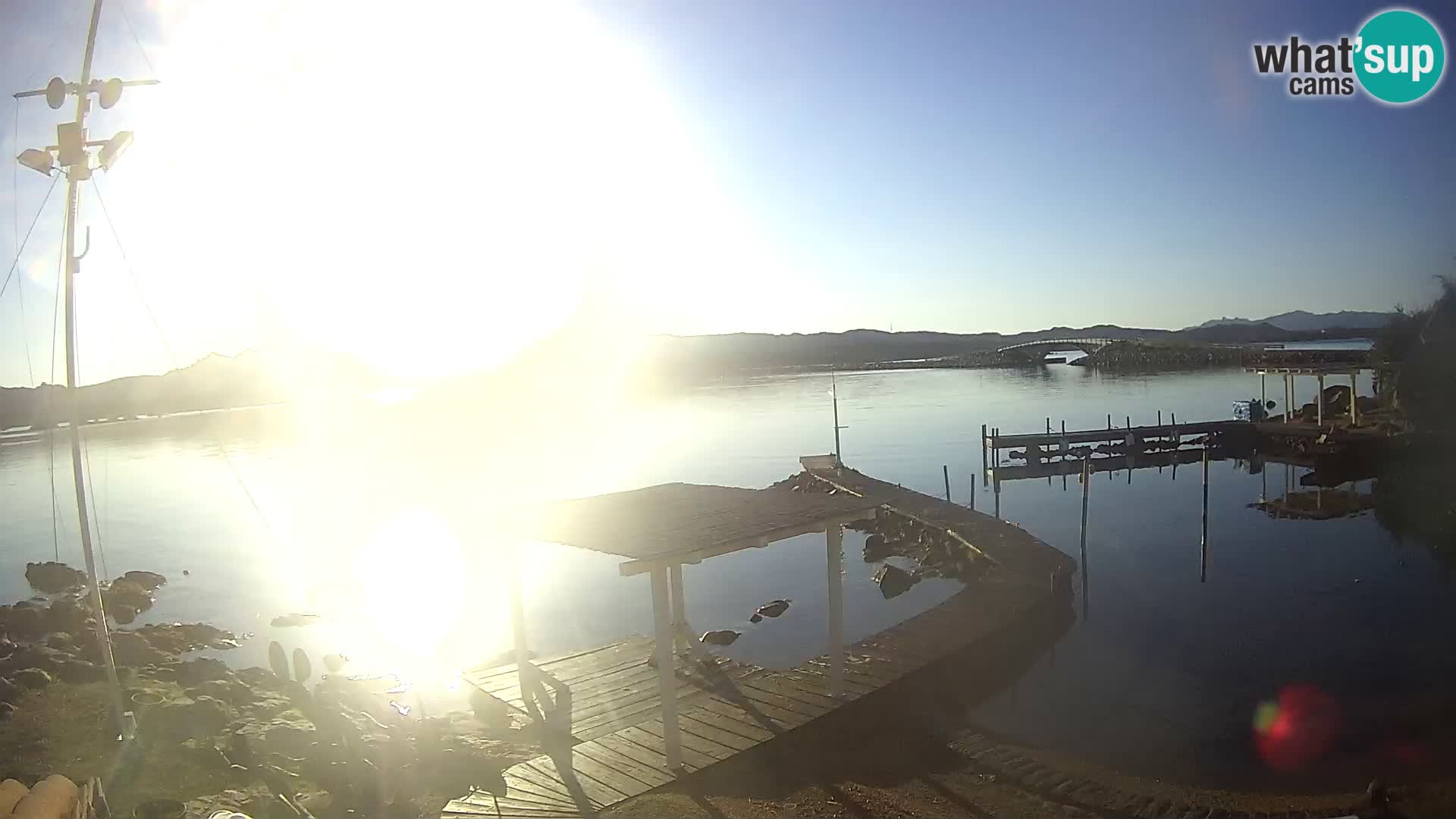 Live webcam Ponte Caprera – La Maddalena – Sardinia – Italy