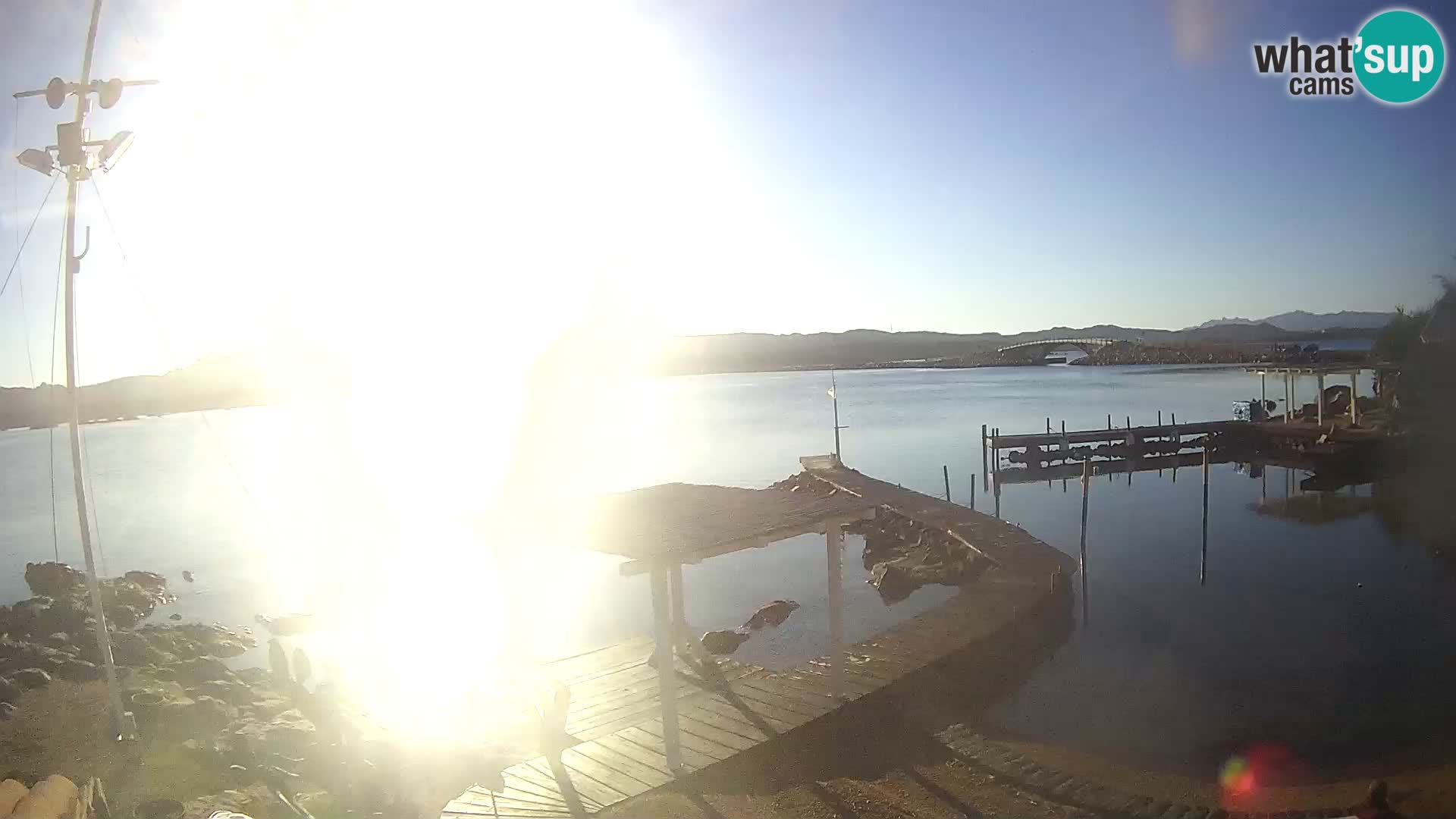 Live webcam Ponte Caprera – La Maddalena – Sardegna – Italia