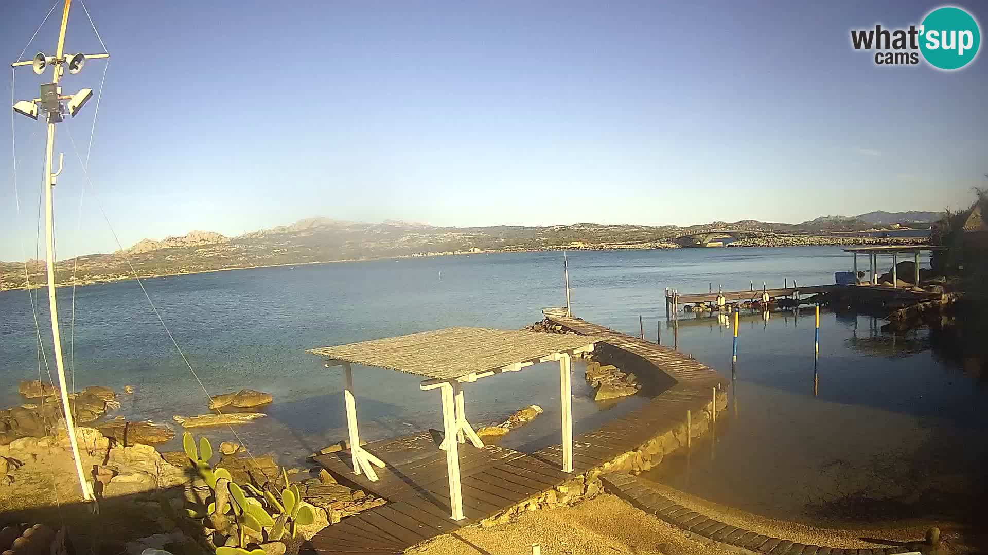 Webcam en direct Ponte Caprera – La Maddalena – Sardaigne – Italie