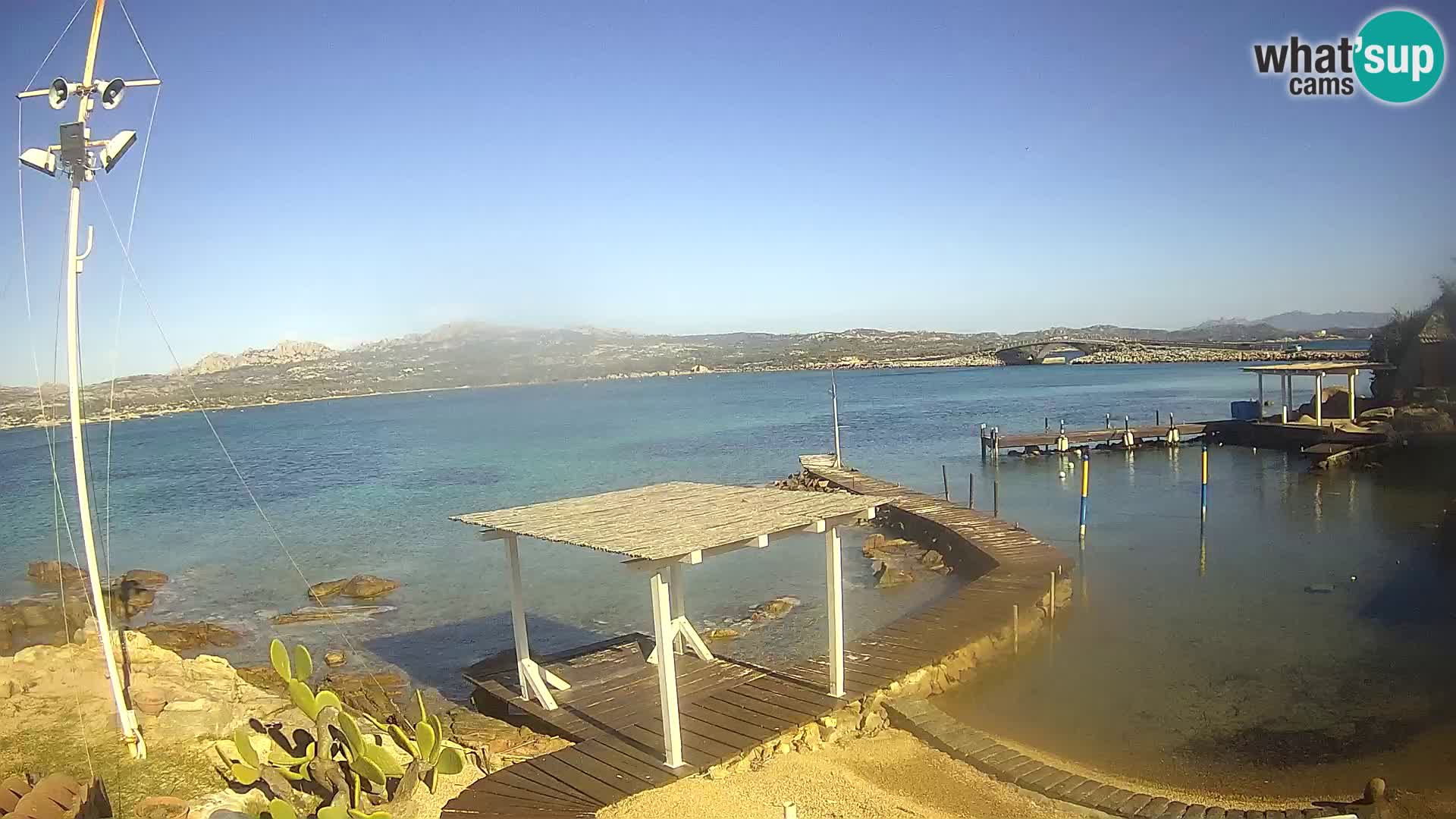 Live webcam Ponte Caprera – La Maddalena – Sardinia – Italy