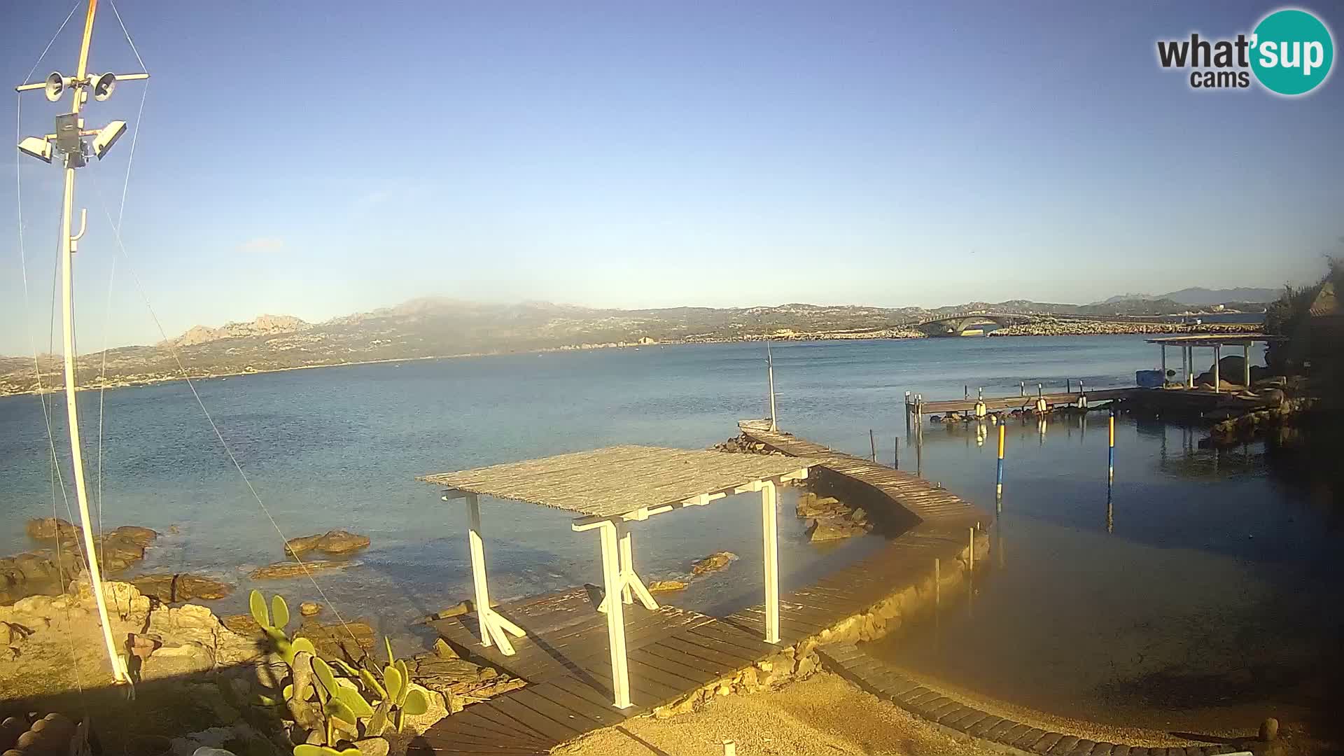 Webcam en vivo Ponte Caprera – La Maddalena – Cerdeña – Italia