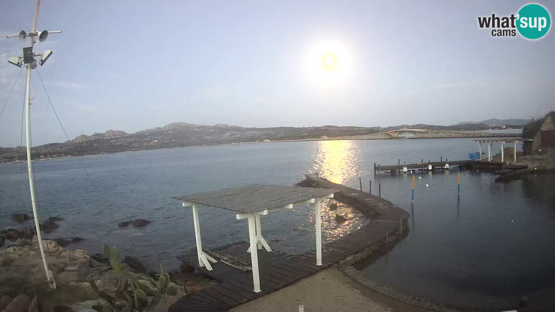 Live webcam Ponte Caprera – La Maddalena – Sardinia – Italy