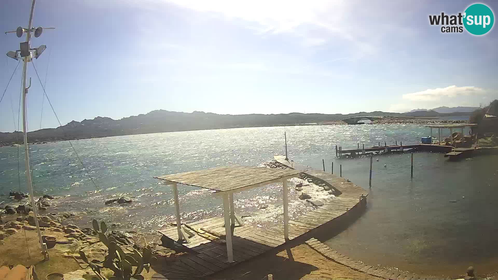 Live webcam Ponte Caprera – La Maddalena – Sardegna – Italia