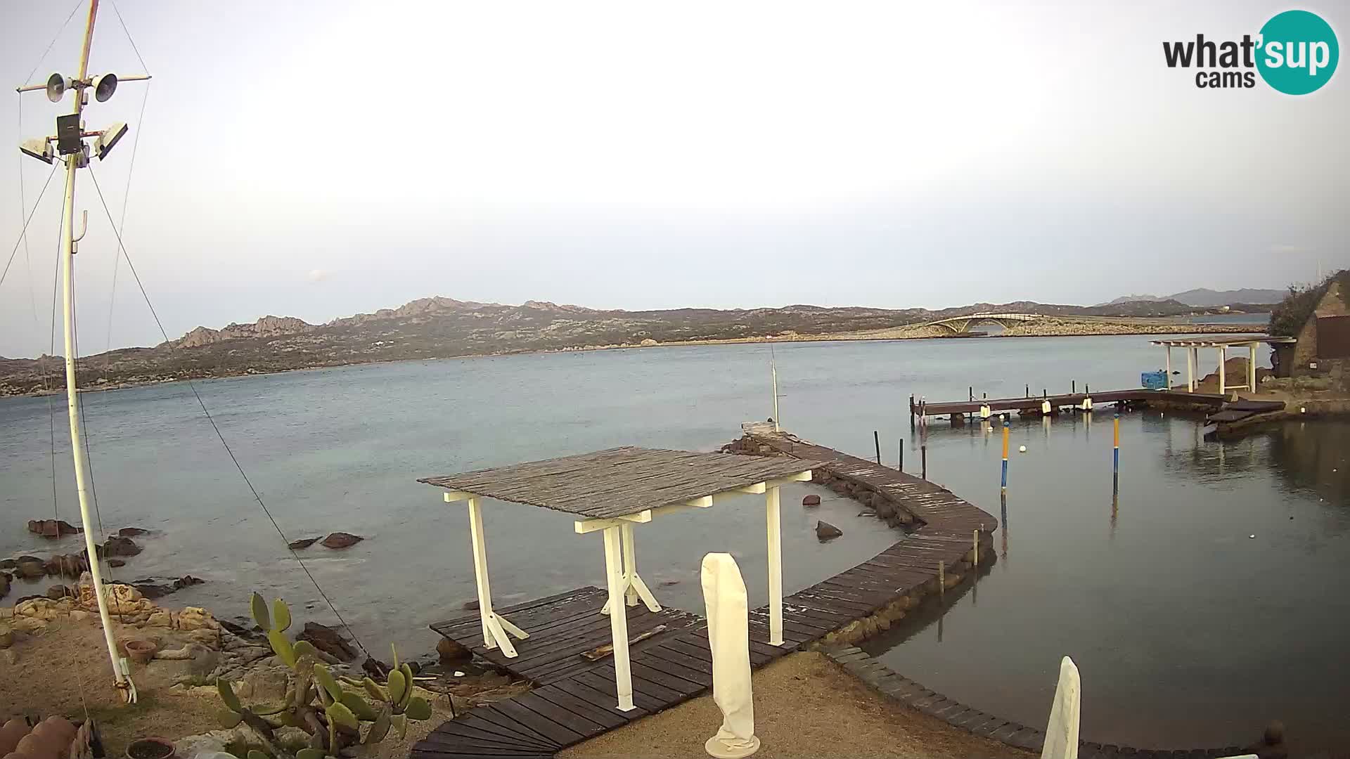 Webcam en direct Ponte Caprera – La Maddalena – Sardaigne – Italie