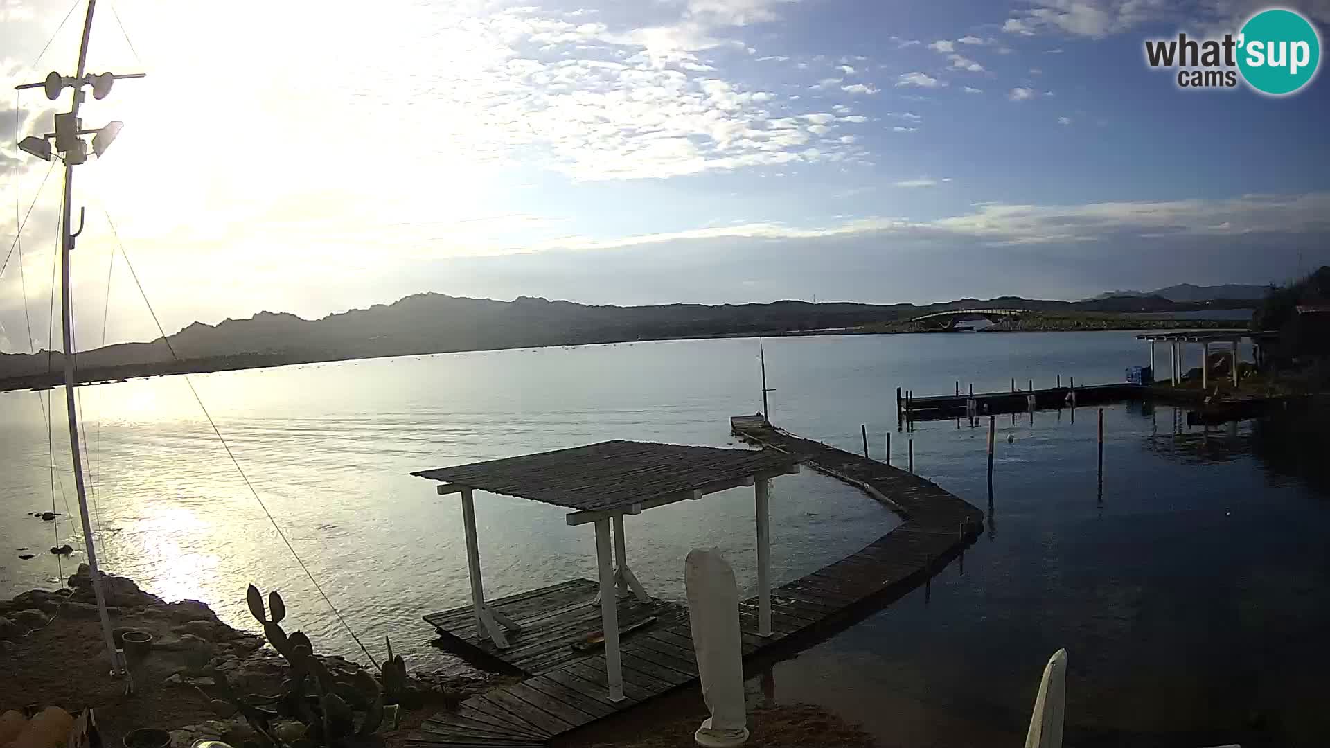 Live-Webcam Ponte Caprera – La Maddalena – Sardinien – Italien
