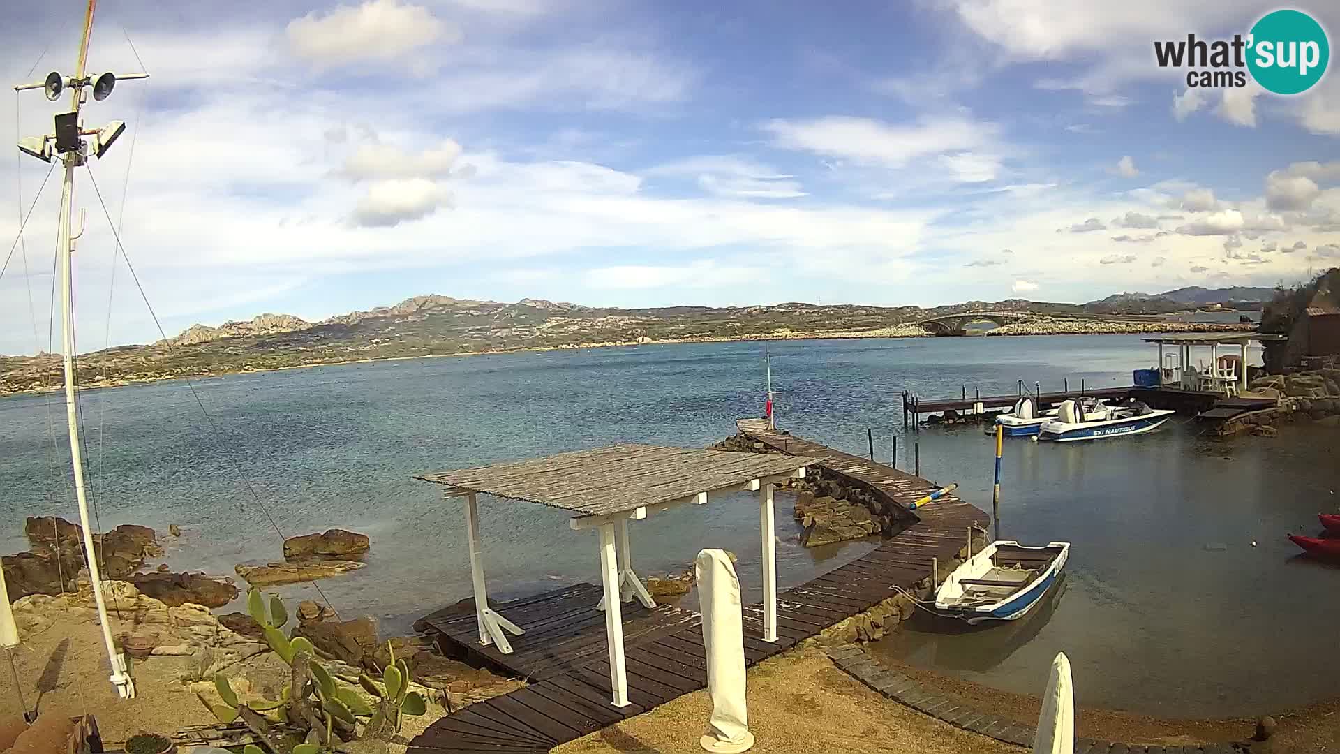 Webcam en direct Ponte Caprera – La Maddalena – Sardaigne – Italie