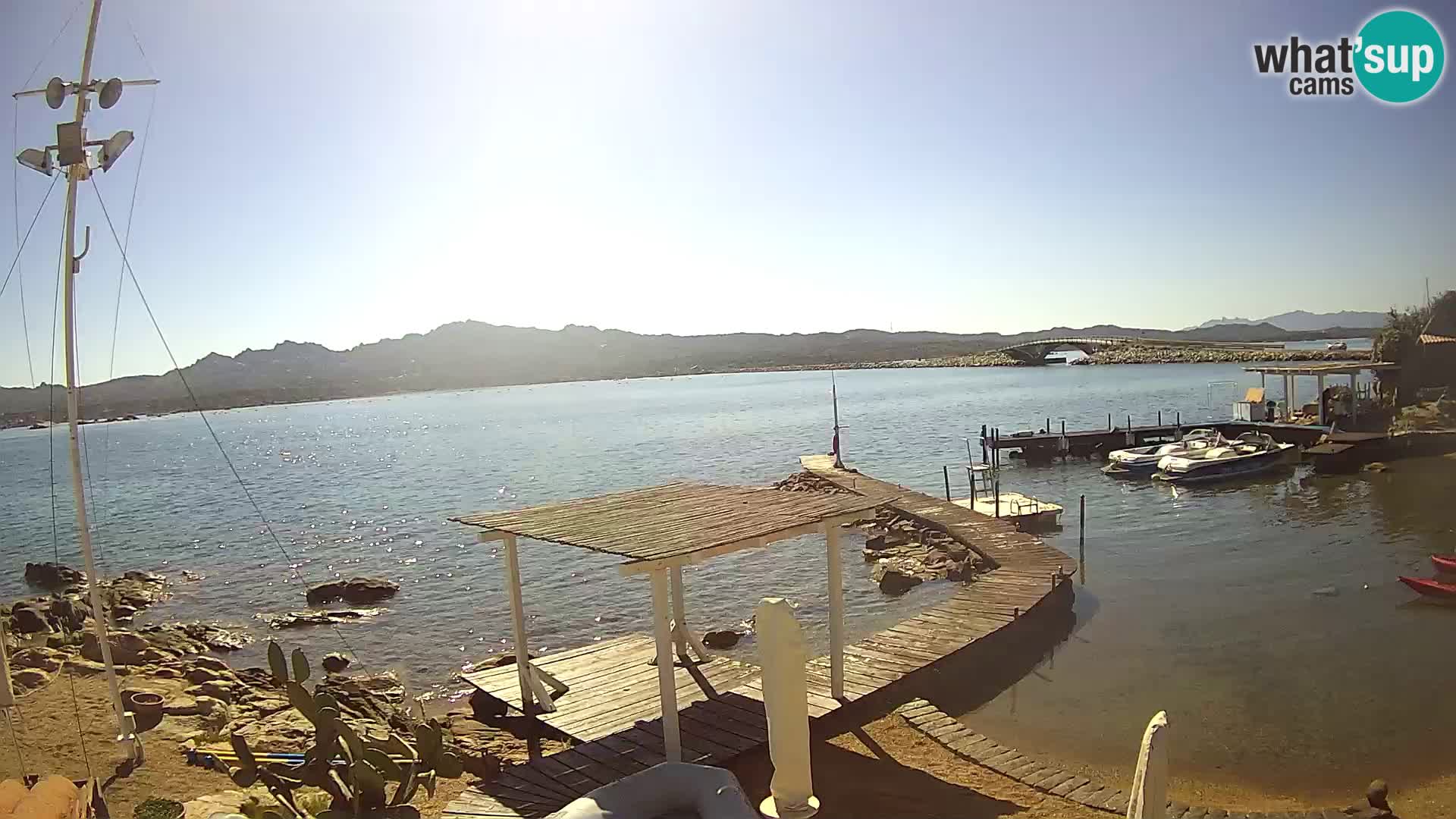 Live webcam Ponte Caprera – La Maddalena – Sardinia – Italy
