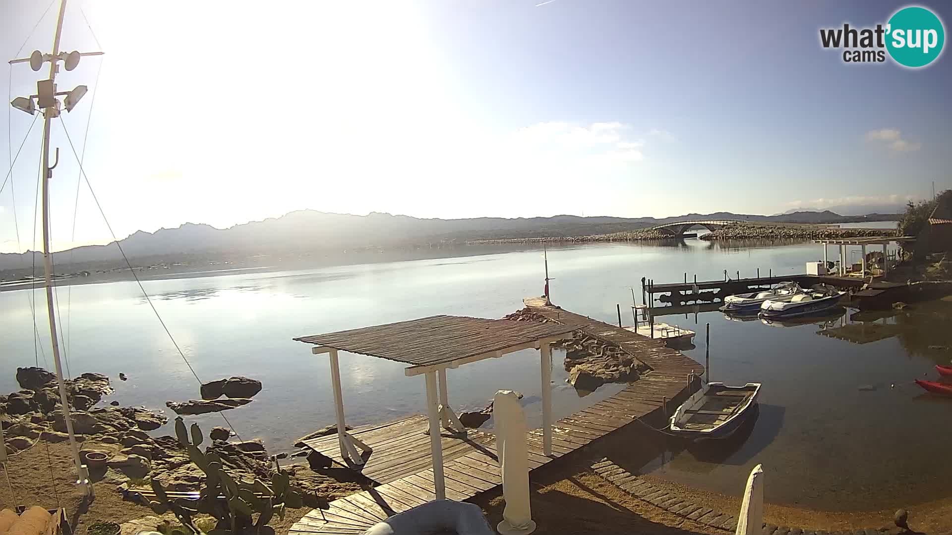 Live-Webcam Ponte Caprera – La Maddalena – Sardinien – Italien