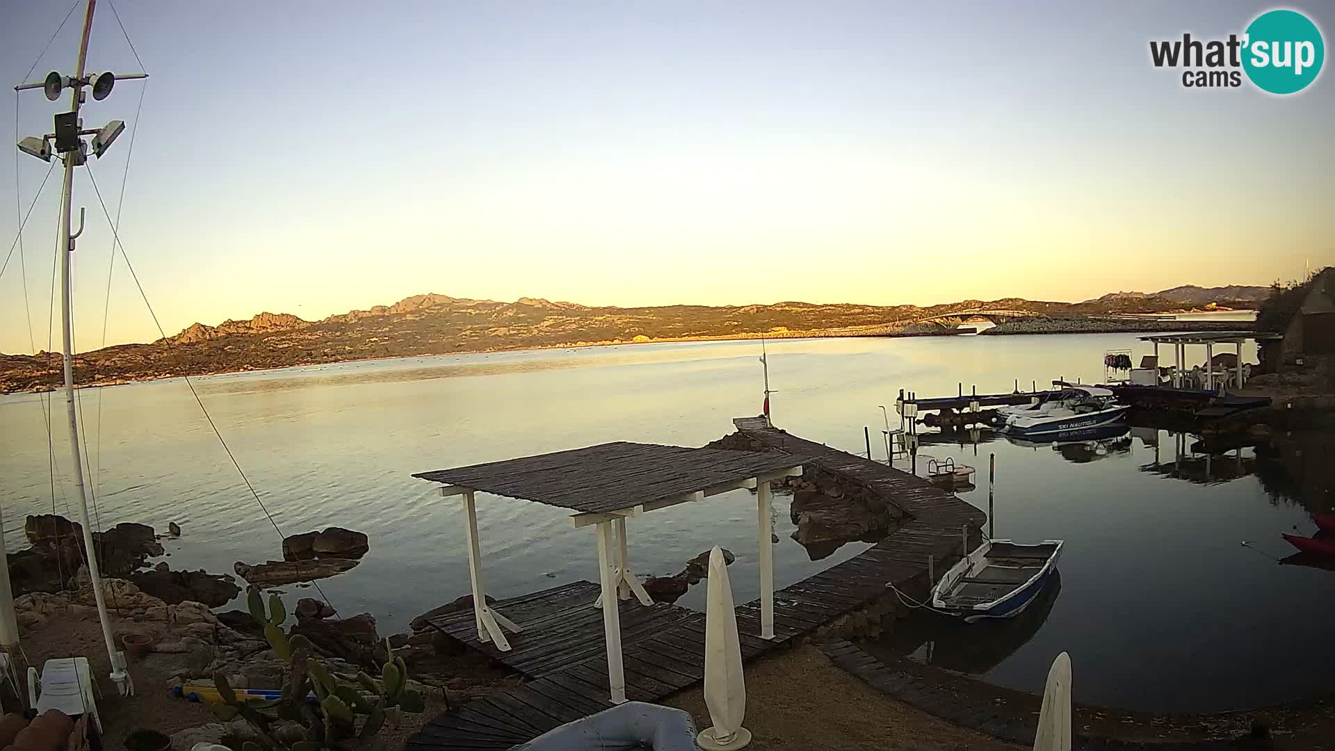 Live webcam Ponte Caprera – La Maddalena – Sardegna – Italia