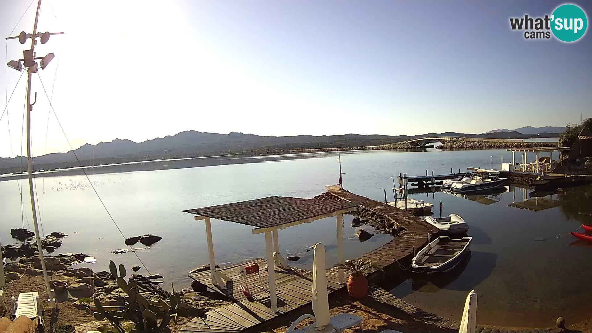 Webcam en direct Ponte Caprera – La Maddalena – Sardaigne – Italie