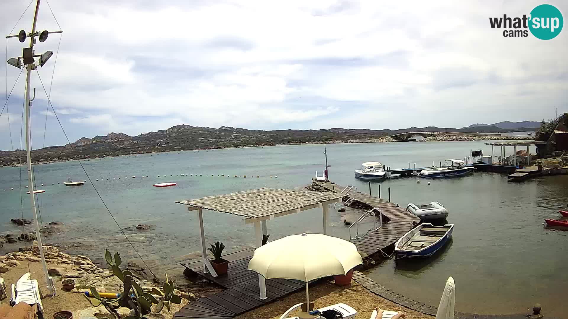 Live-Webcam Ponte Caprera – La Maddalena – Sardinien – Italien