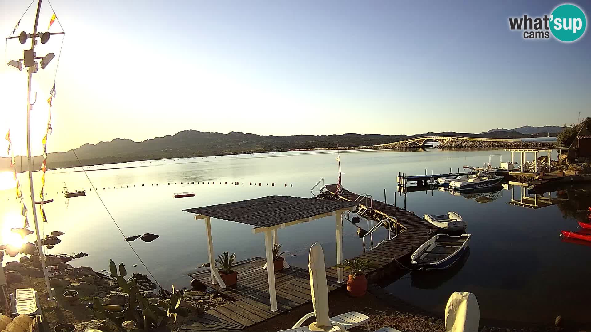 Webcam en vivo Ponte Caprera – La Maddalena – Cerdeña – Italia