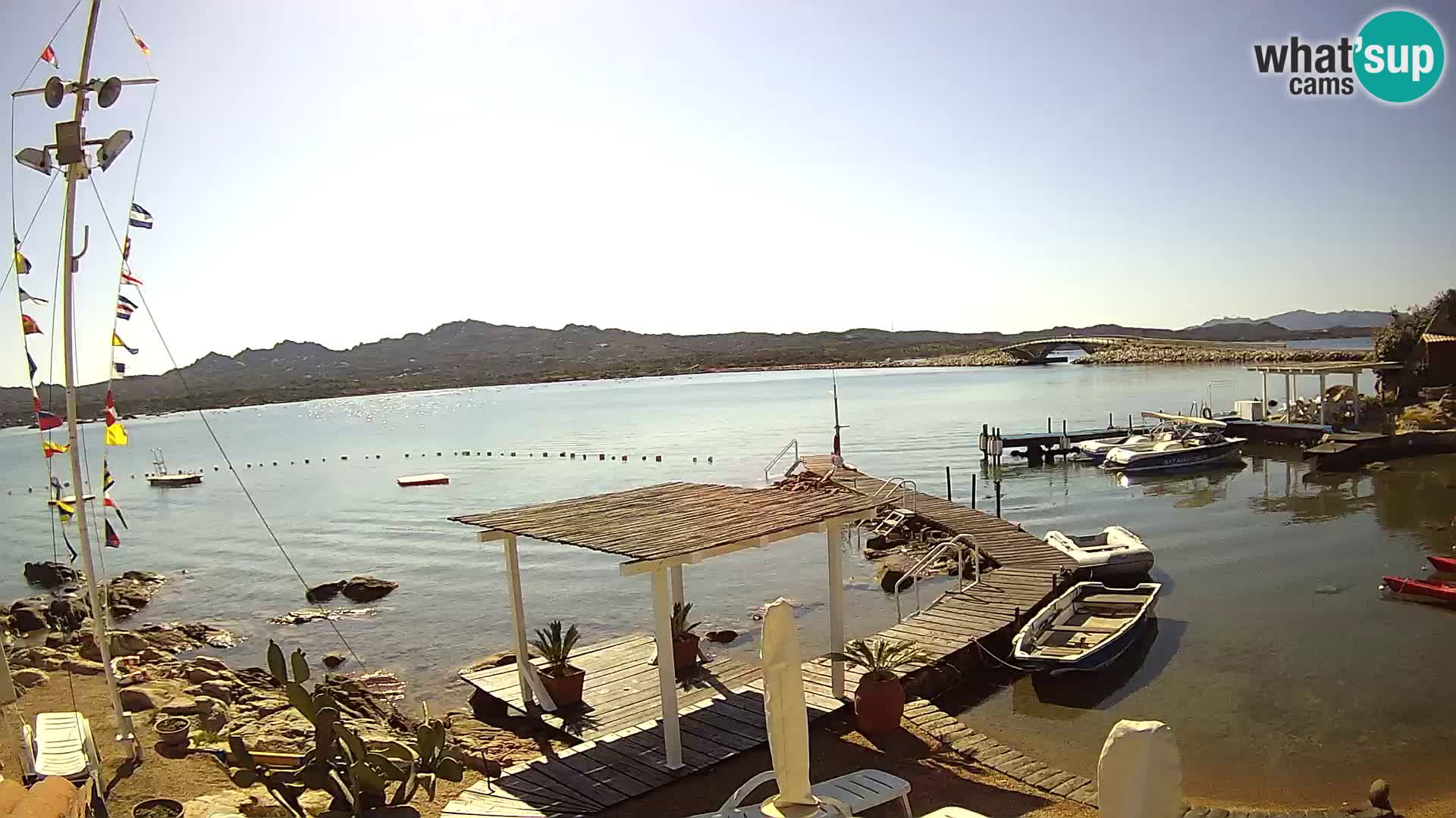 Webcam en direct Ponte Caprera – La Maddalena – Sardaigne – Italie