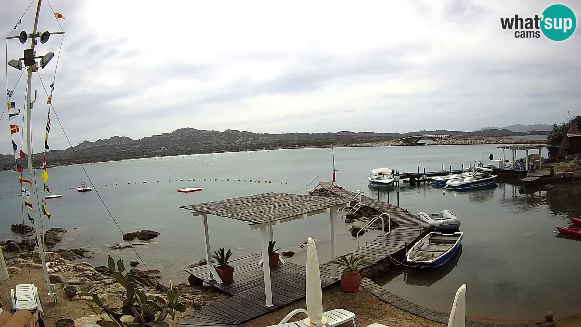 Live webcam Ponte Caprera – La Maddalena – Sardegna – Italia