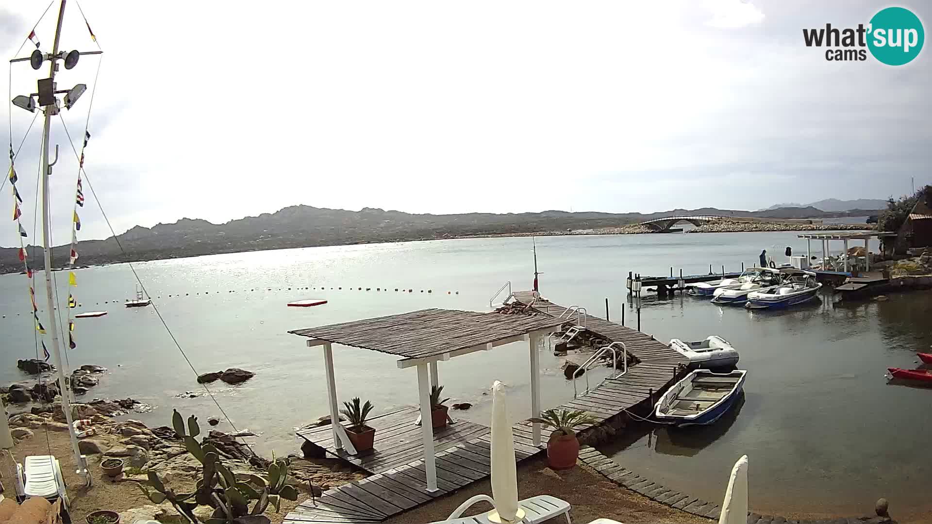 Live webcam Ponte Caprera – La Maddalena – Sardegna – Italia