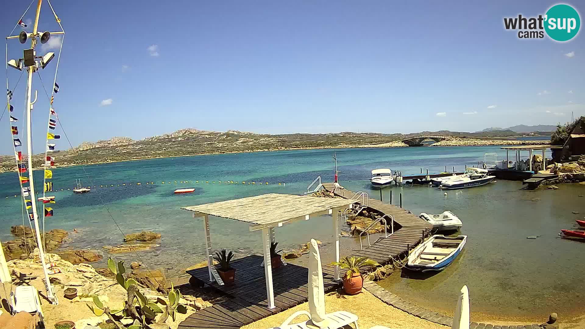 Live-Webcam Ponte Caprera – La Maddalena – Sardinien – Italien
