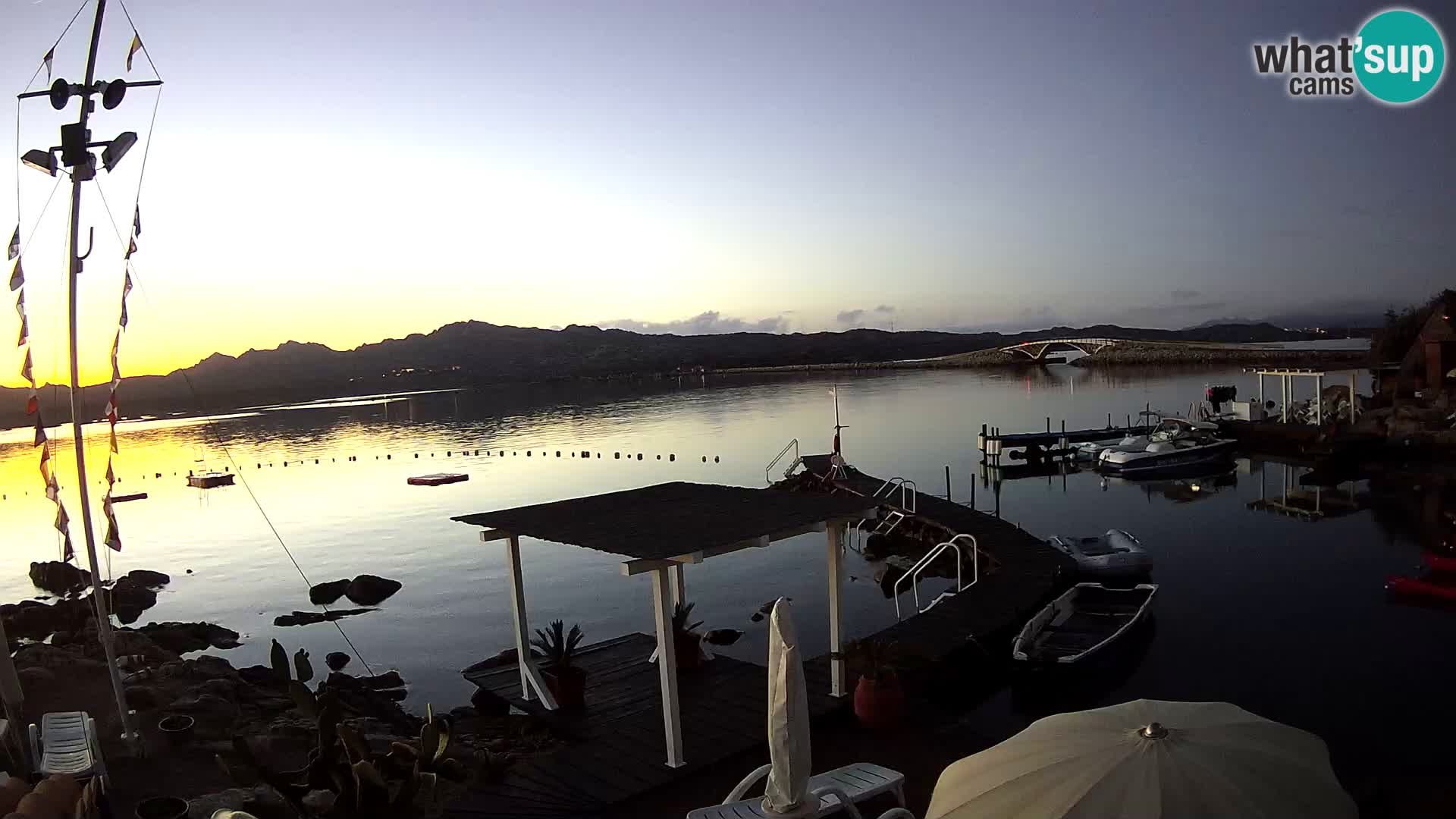 Webcam en vivo Ponte Caprera – La Maddalena – Cerdeña – Italia