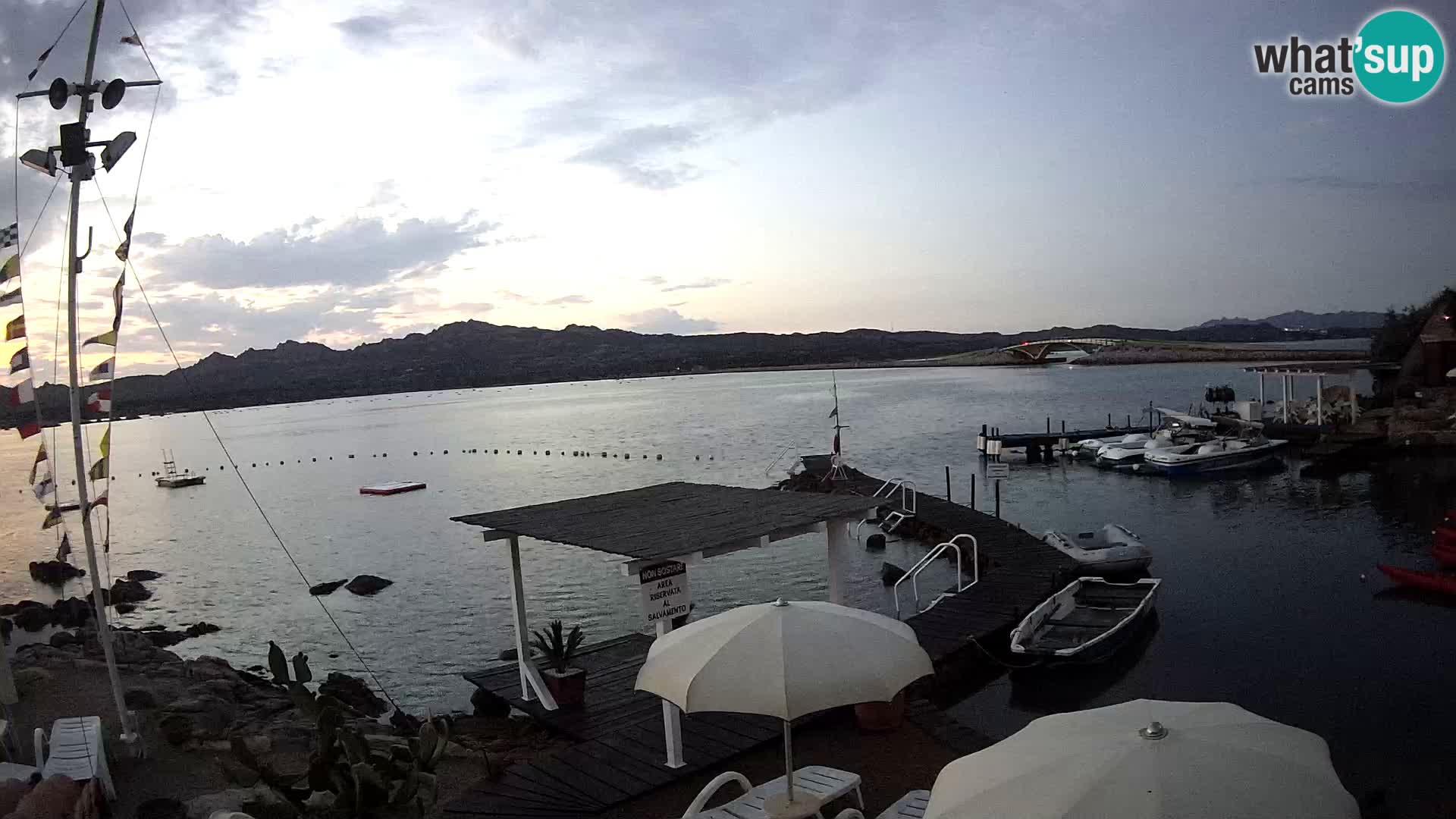 Live webcam Ponte Caprera – La Maddalena – Sardinia – Italy