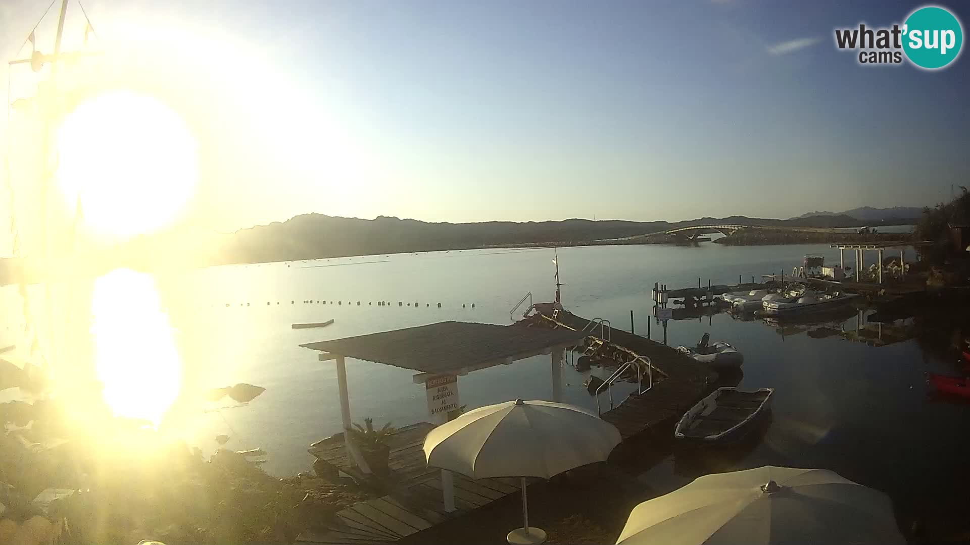 Live webcam Ponte Caprera – La Maddalena – Sardinia – Italy