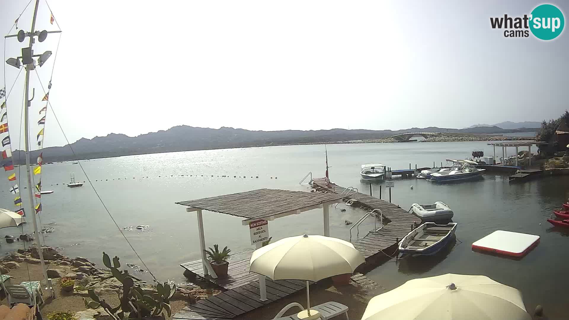 Live-Webcam Ponte Caprera – La Maddalena – Sardinien – Italien