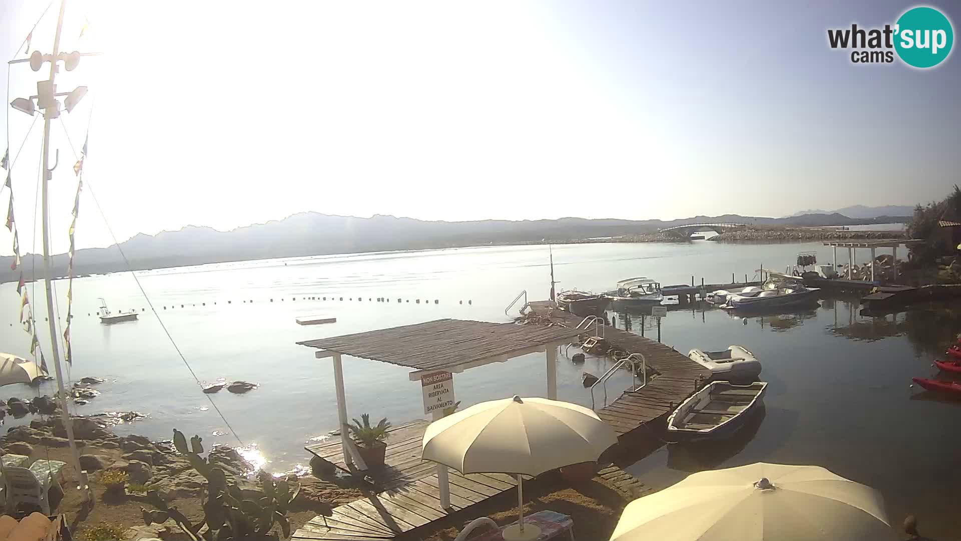 Live-Webcam Ponte Caprera – La Maddalena – Sardinien – Italien