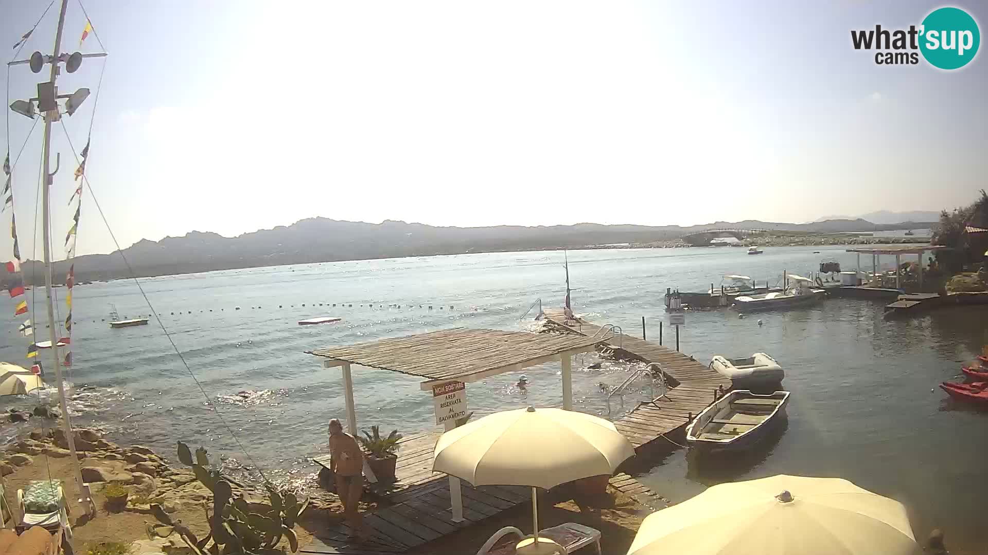 Webcam en vivo Ponte Caprera – La Maddalena – Cerdeña – Italia