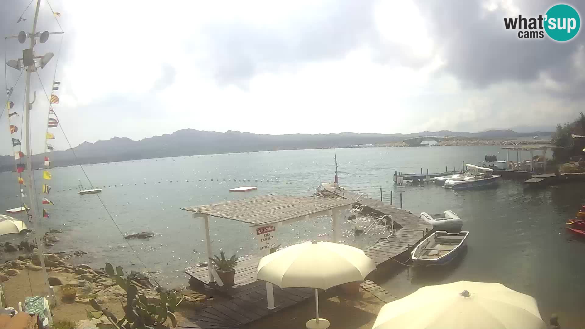 Webcam en direct Ponte Caprera – La Maddalena – Sardaigne – Italie
