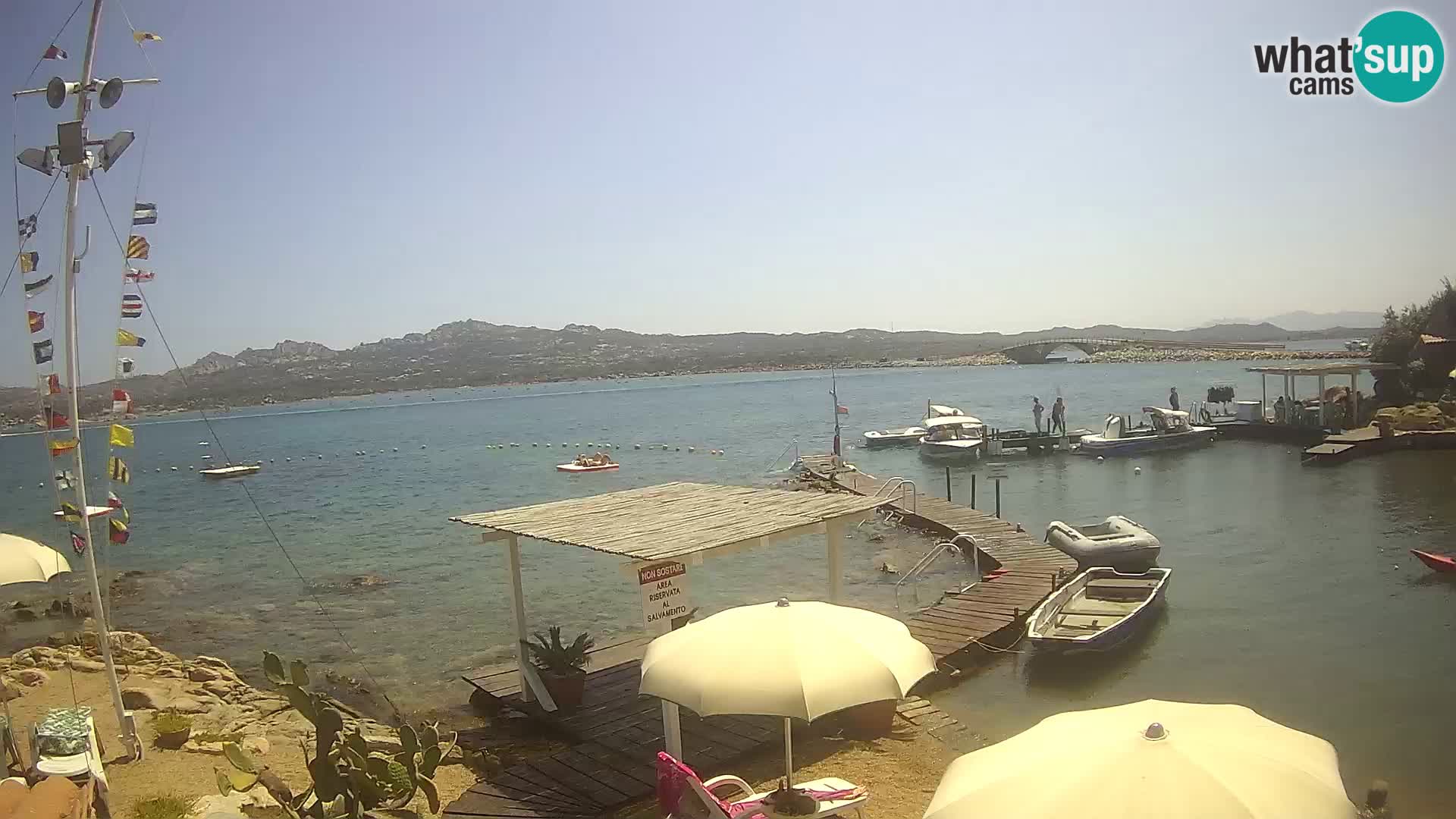Live webcam Ponte Caprera – La Maddalena – Sardegna – Italia