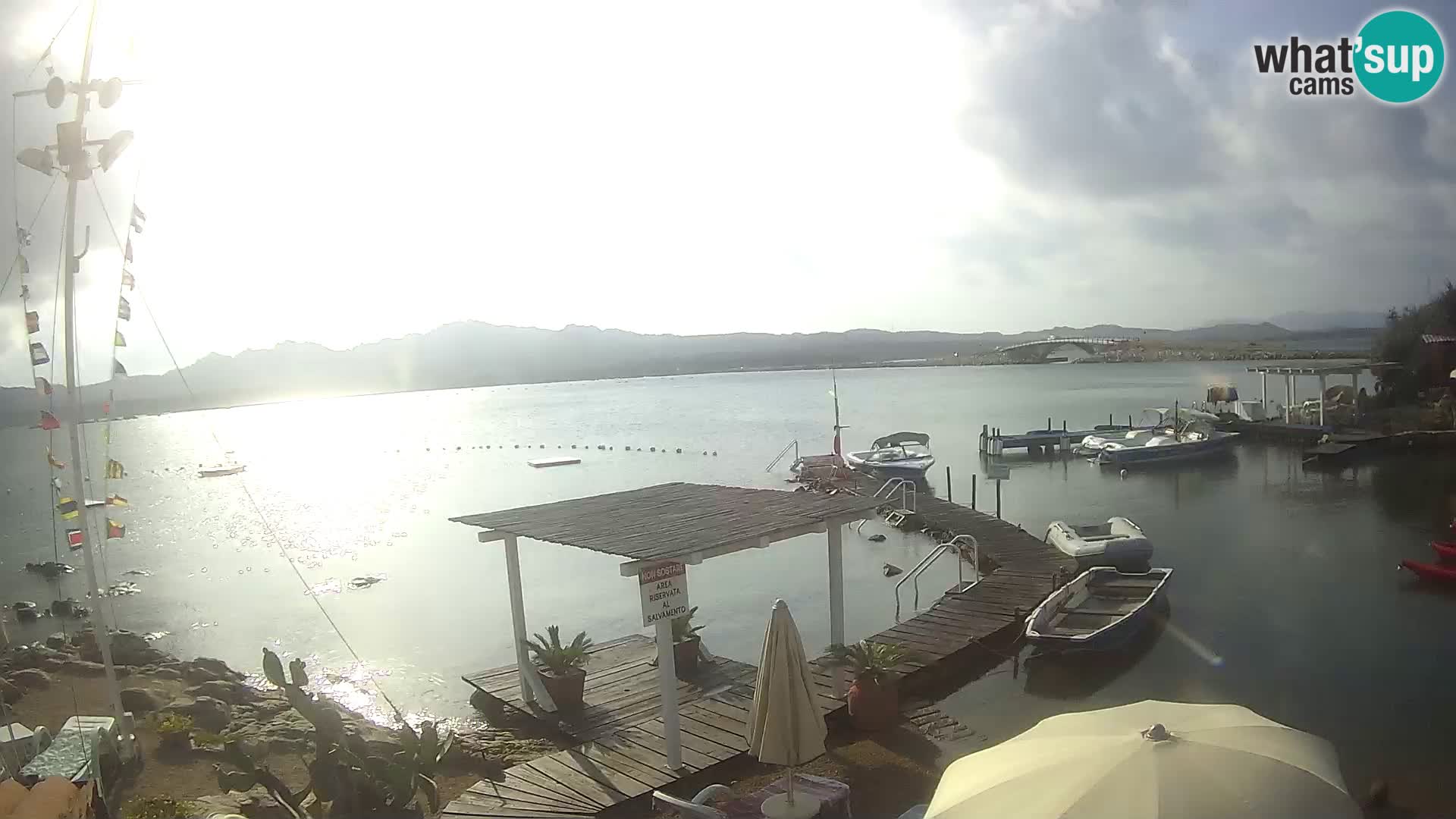 Live-Webcam Ponte Caprera – La Maddalena – Sardinien – Italien