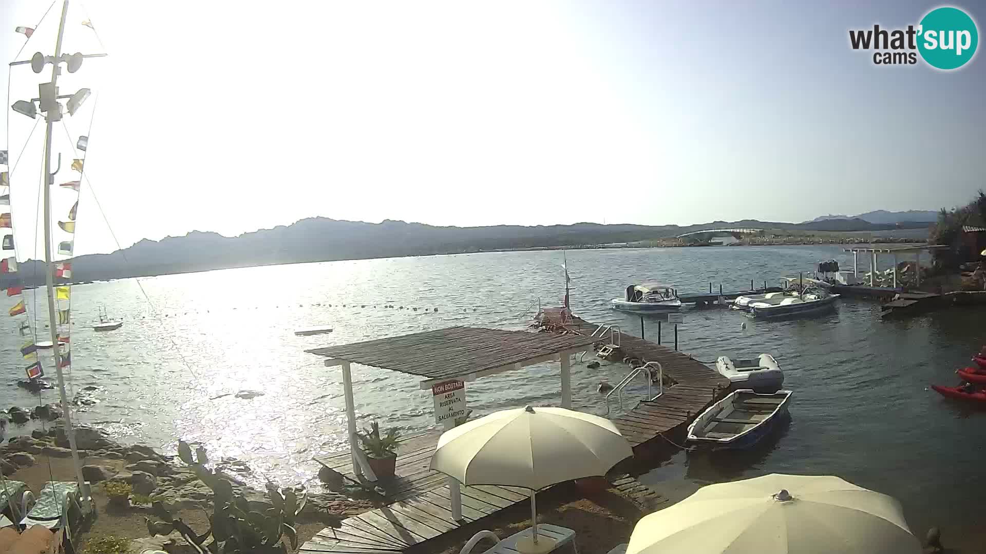 Webcam en vivo Ponte Caprera – La Maddalena – Cerdeña – Italia