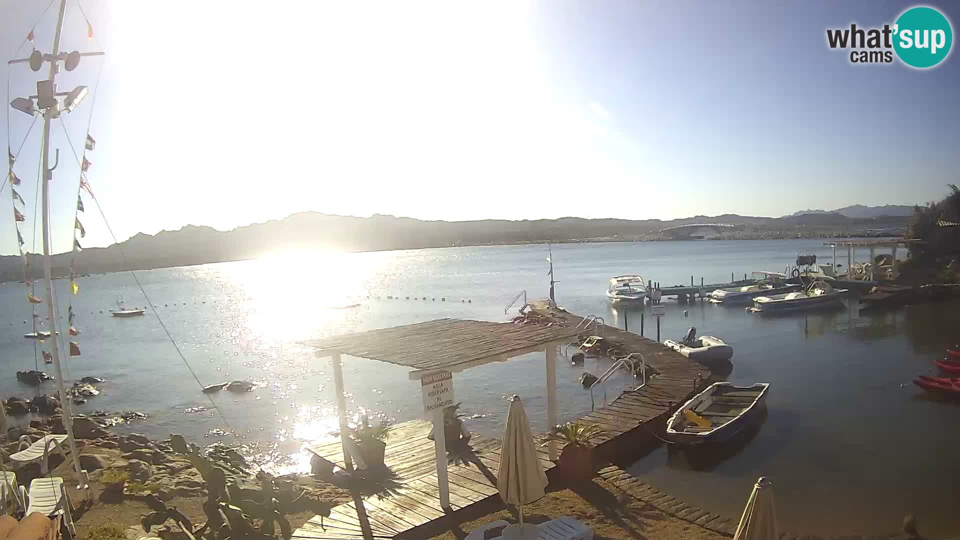 Webcam en vivo Ponte Caprera – La Maddalena – Cerdeña – Italia
