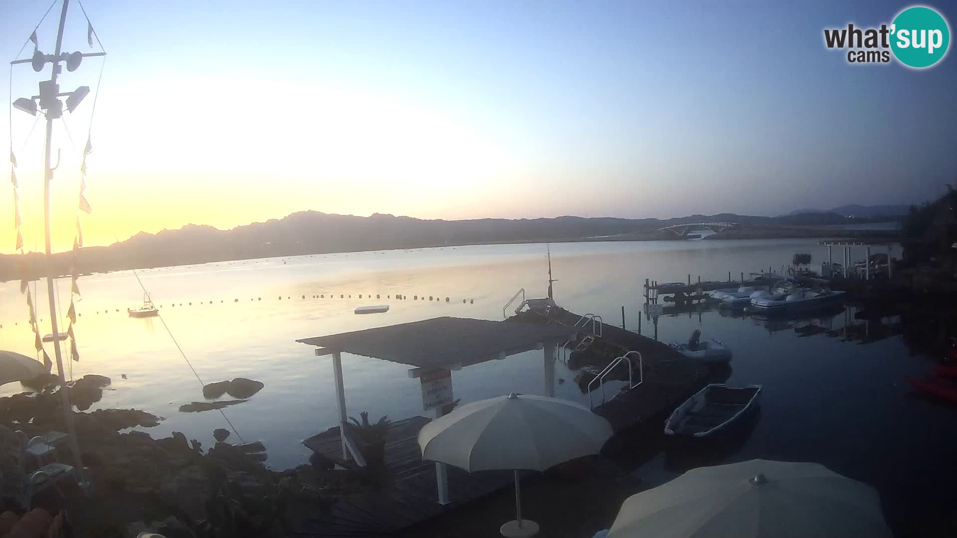 Webcam en direct Ponte Caprera – La Maddalena – Sardaigne – Italie
