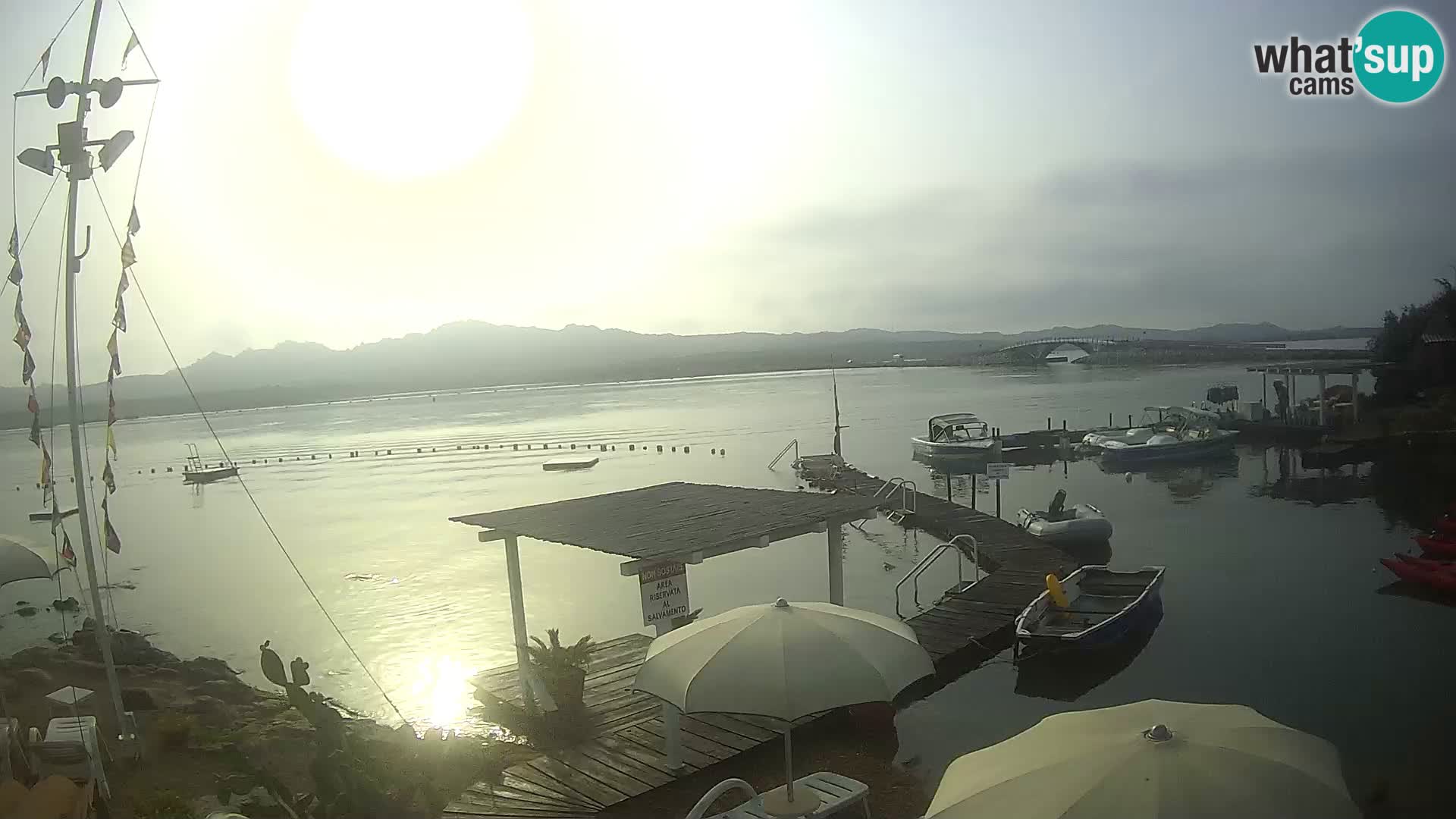 Webcam en direct Ponte Caprera – La Maddalena – Sardaigne – Italie