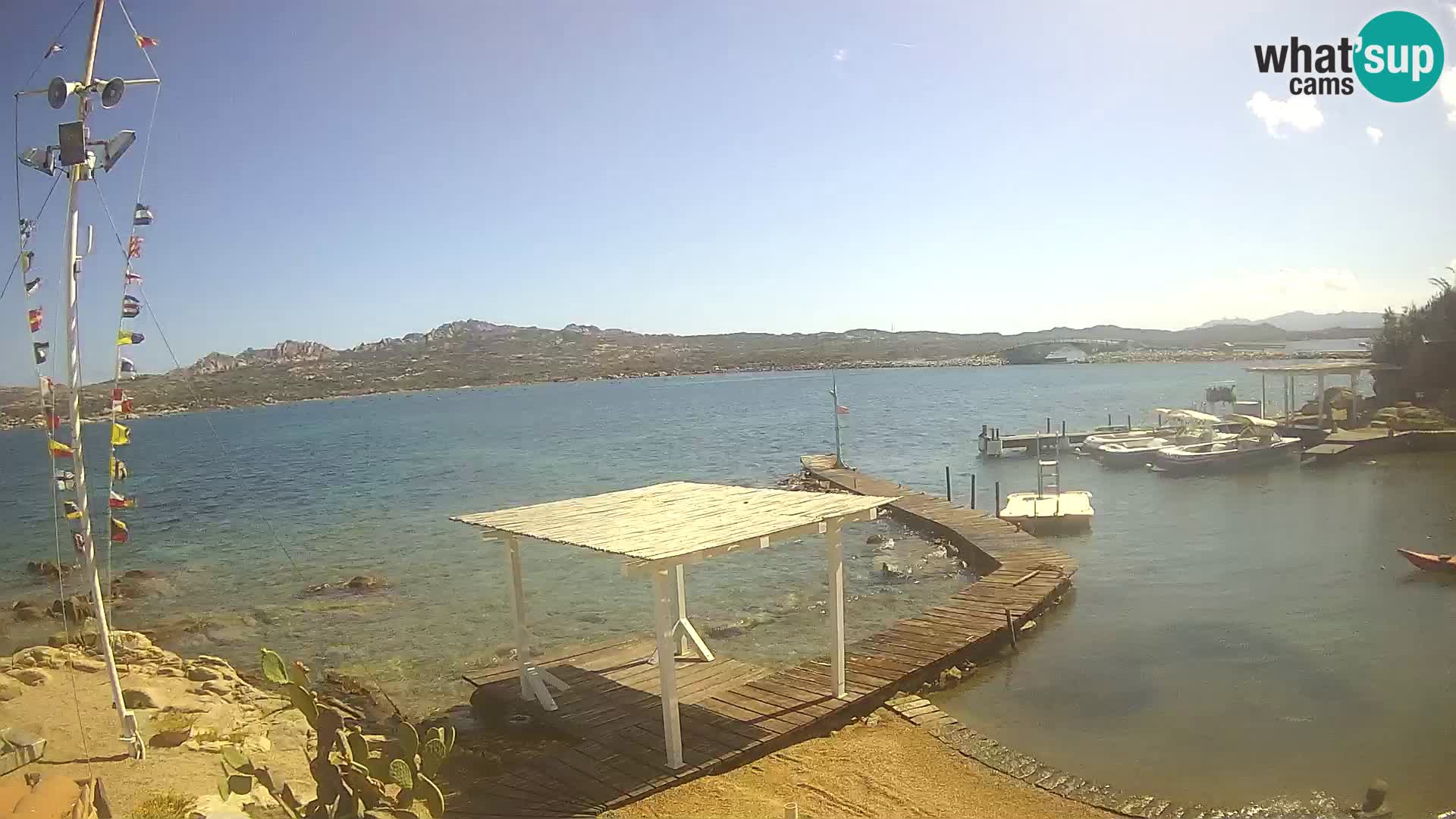Live-Webcam Ponte Caprera – La Maddalena – Sardinien – Italien