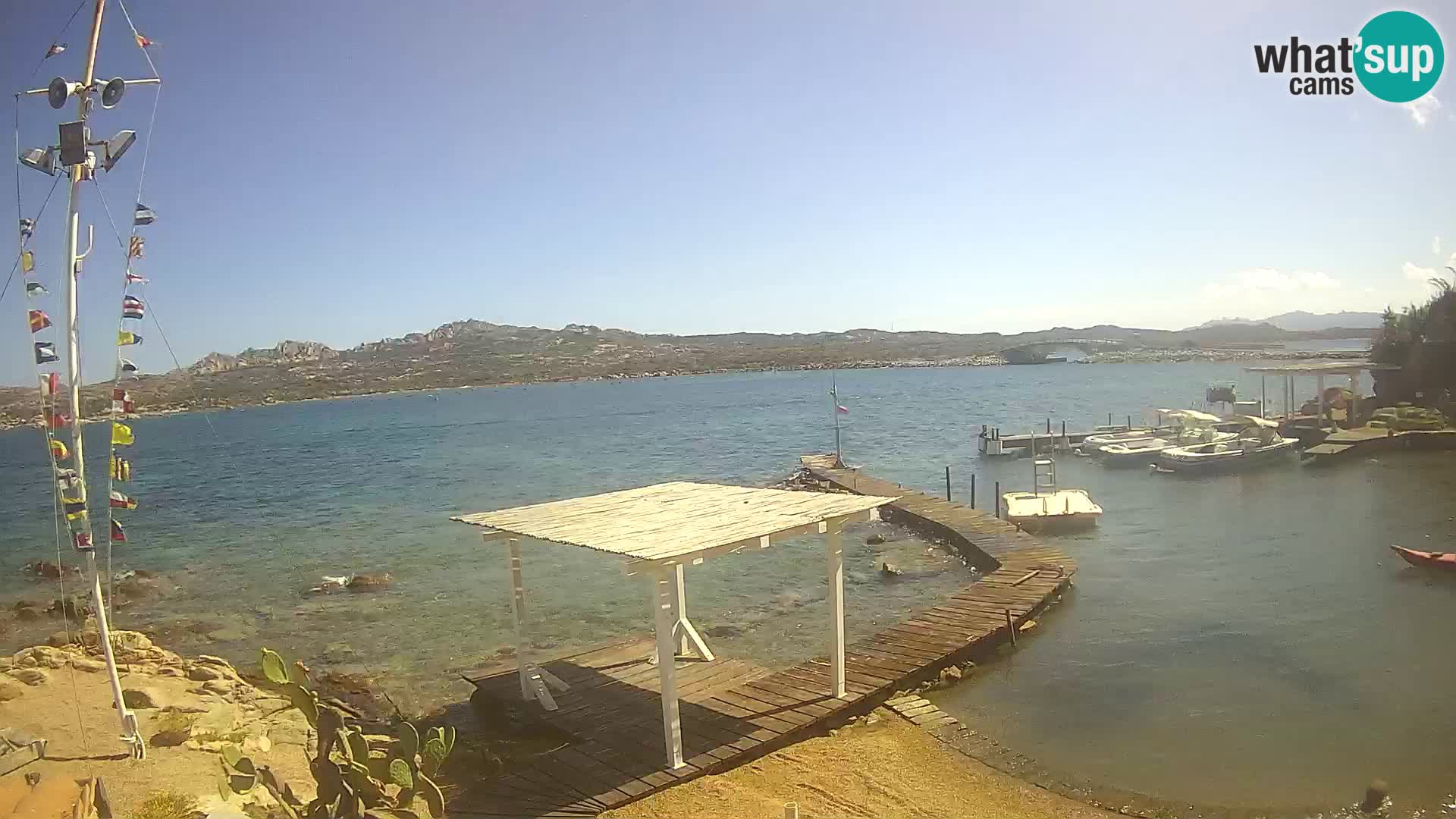 Webcam en vivo Ponte Caprera – La Maddalena – Cerdeña – Italia