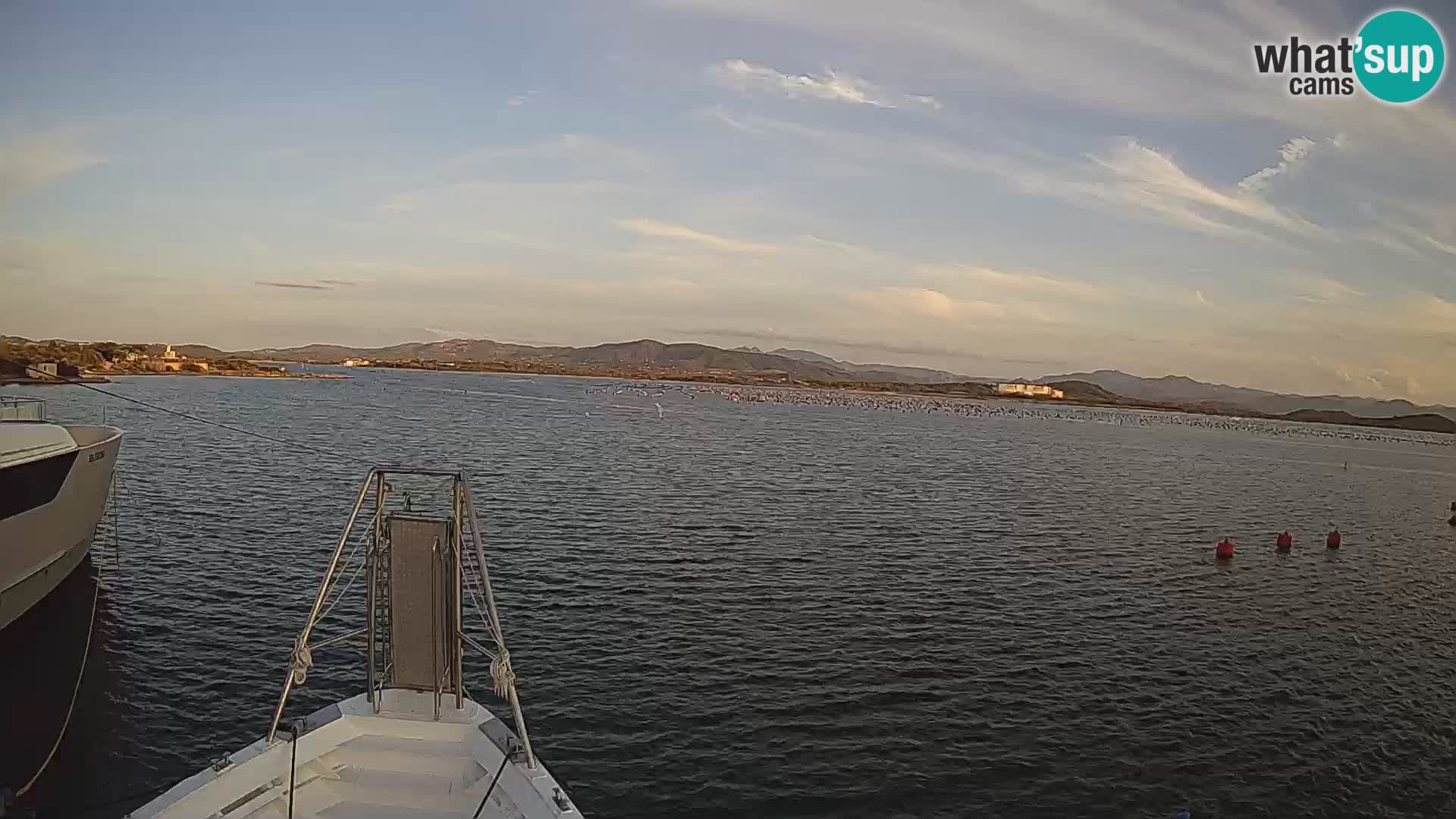 The boat Lo Squalo IV – live webcam arcipelago La Maddalena – Sardinia – Italy