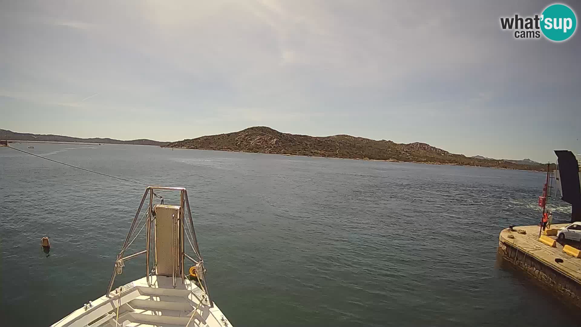 Le bateau Lo Squalo IV – webcam en direct arcipelago La Maddalena – Sardaigne – Italie