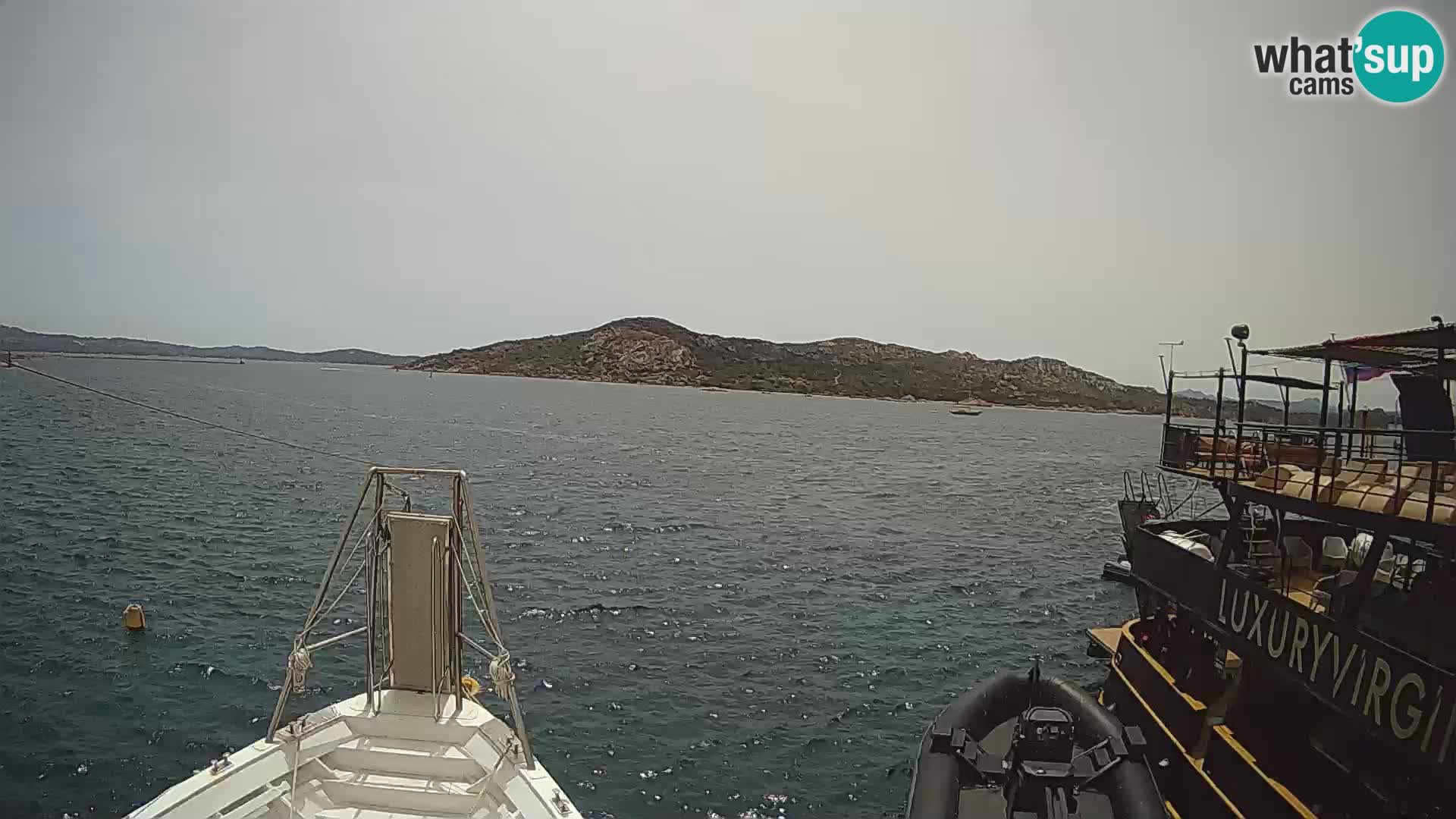 El barco Lo Squalo IV – webcam en directo archipiélago La Maddalena – Cerdeña – Italia