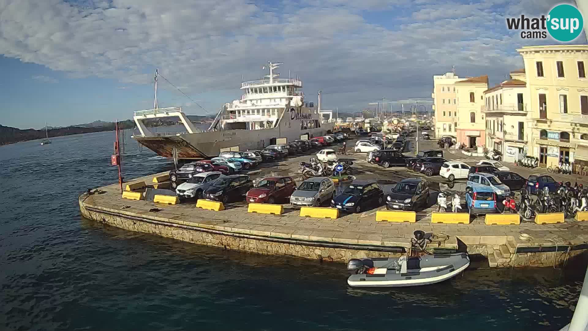 Le bateau Lo Squalo IV – webcam en direct arcipelago La Maddalena – Sardaigne – Italie