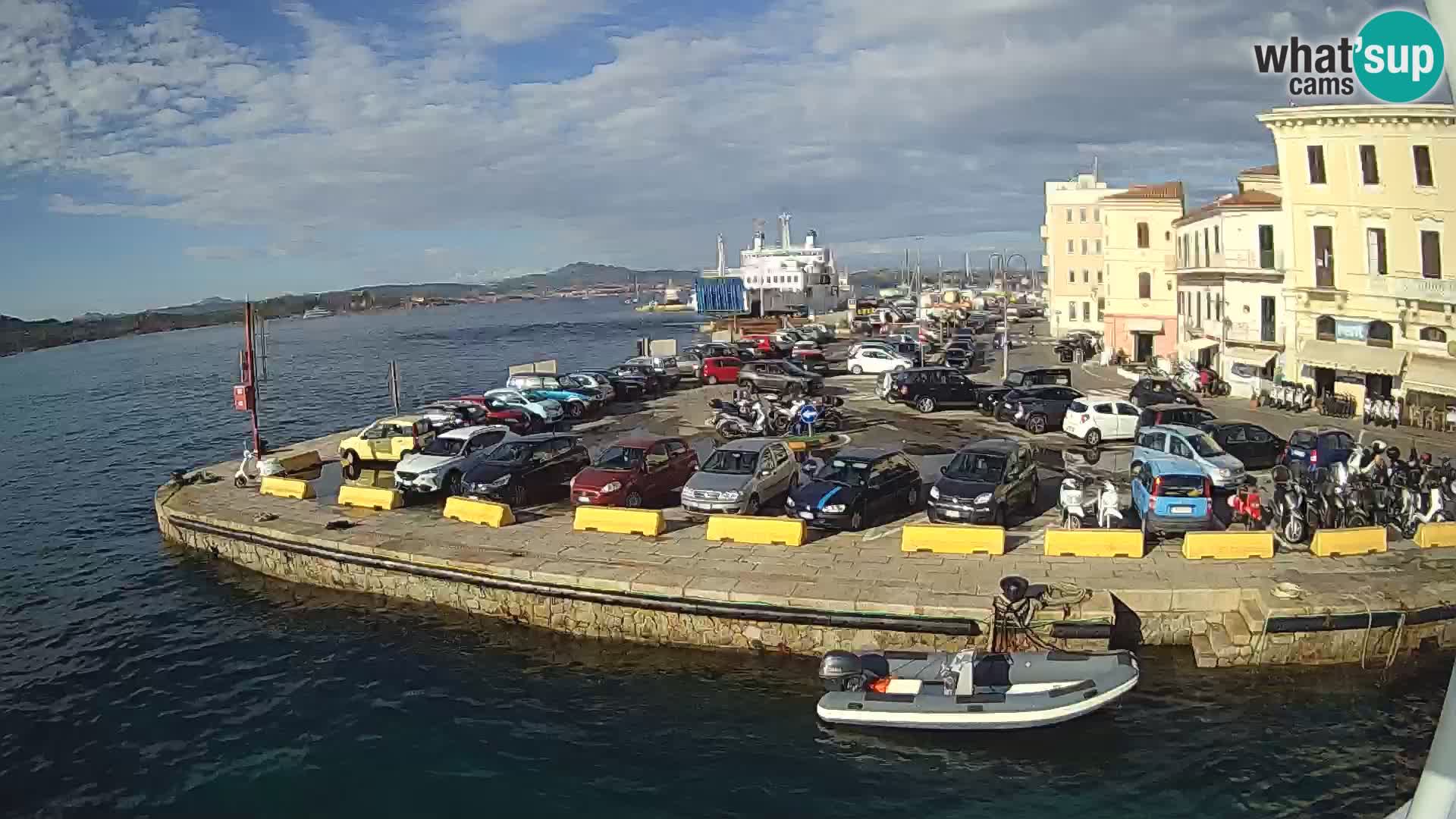 The boat Lo Squalo IV – live webcam arcipelago La Maddalena – Sardinia – Italy