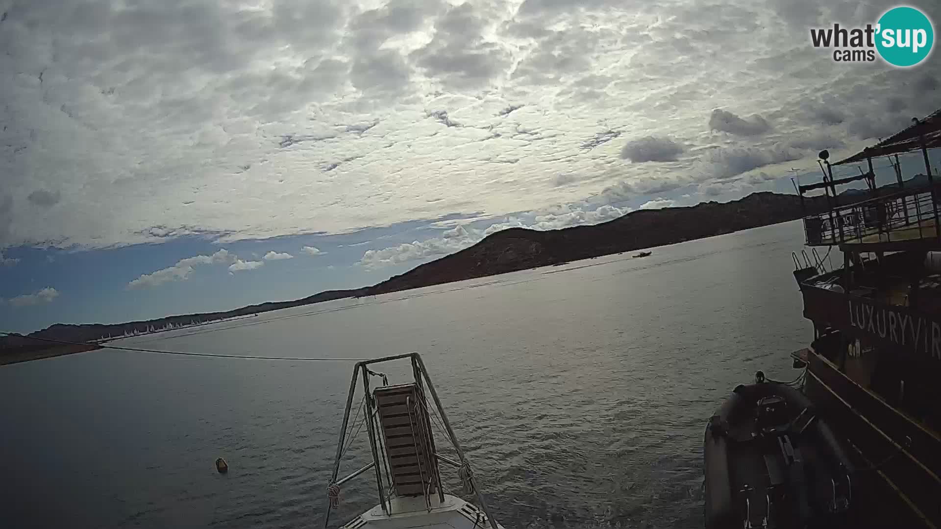 El barco Lo Squalo IV – webcam en directo archipiélago La Maddalena – Cerdeña – Italia